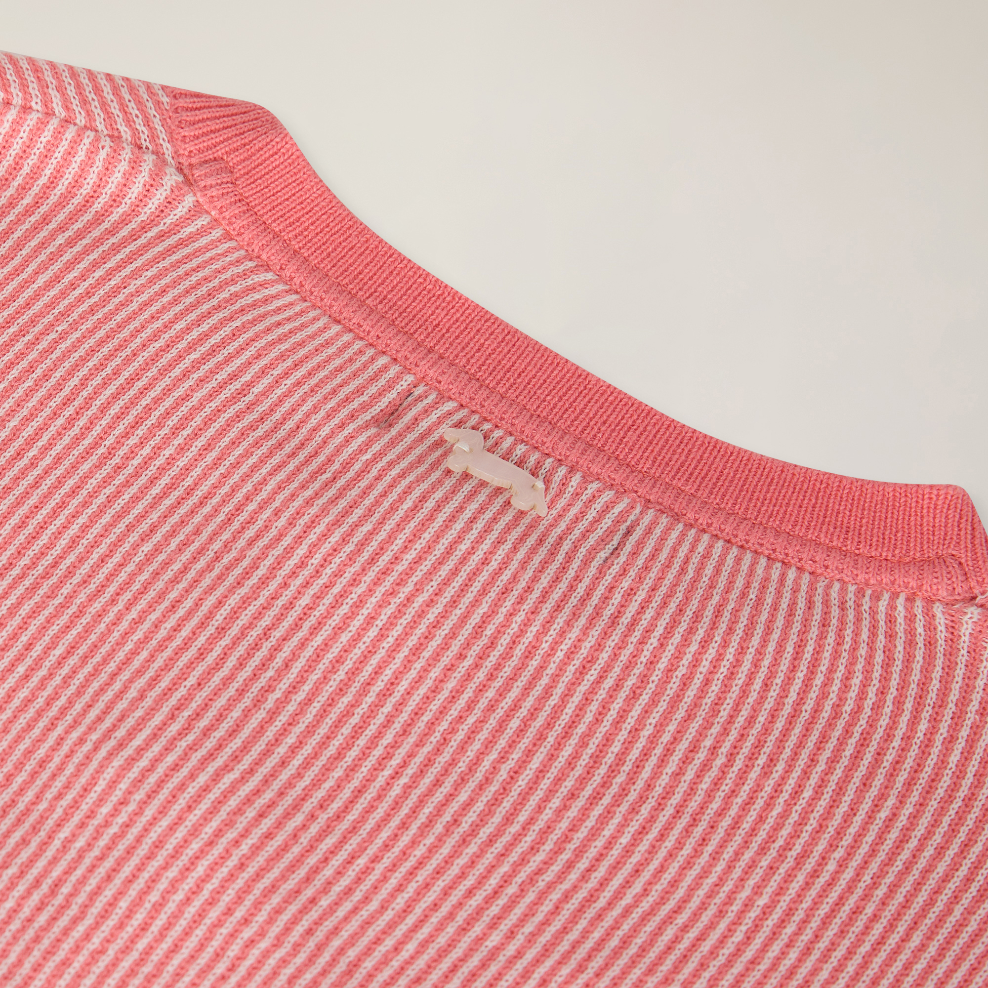 Striped cardigan, Peach, large image number 2