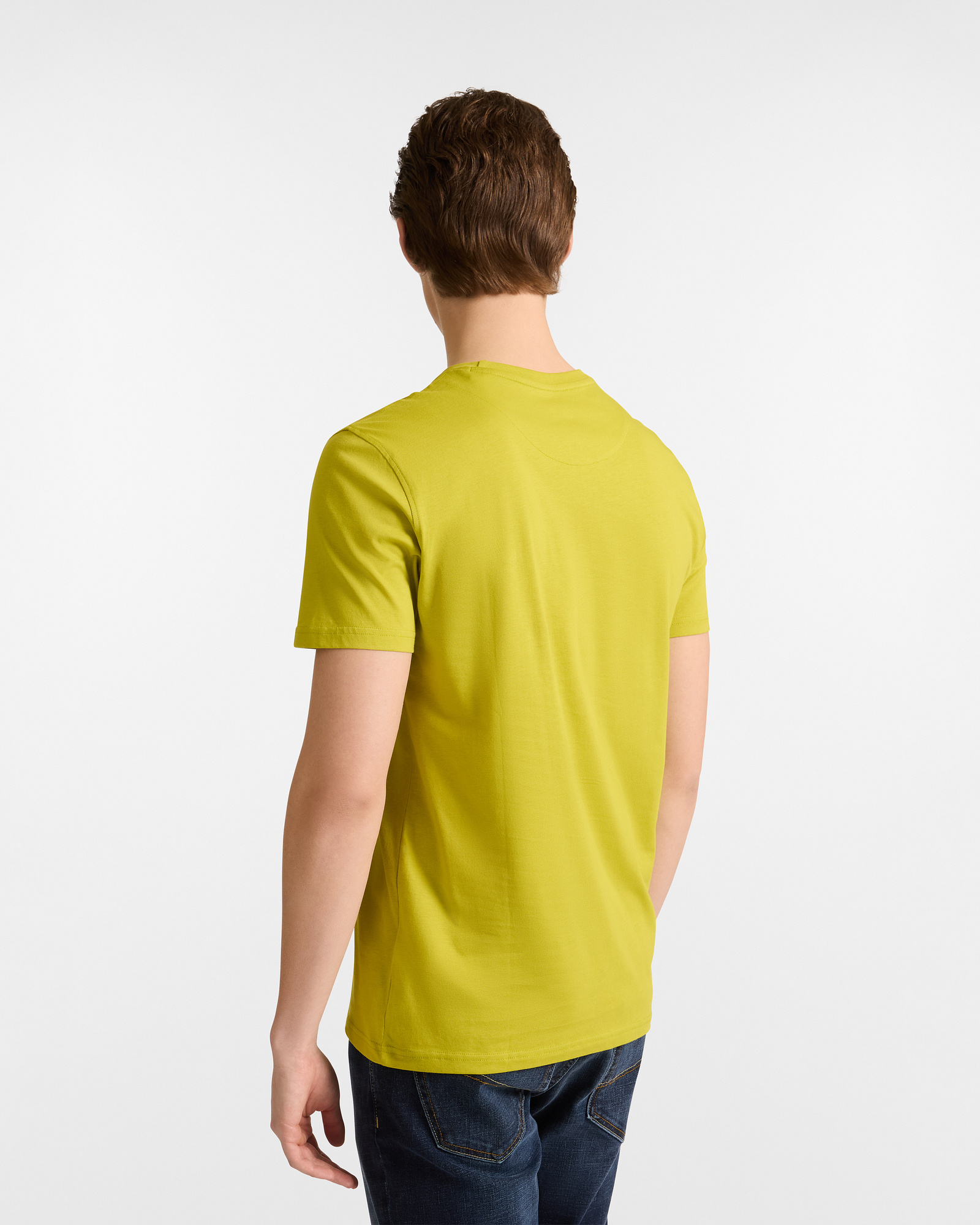 Cotton T-Shirt with Dachshund, Green, large image number 1