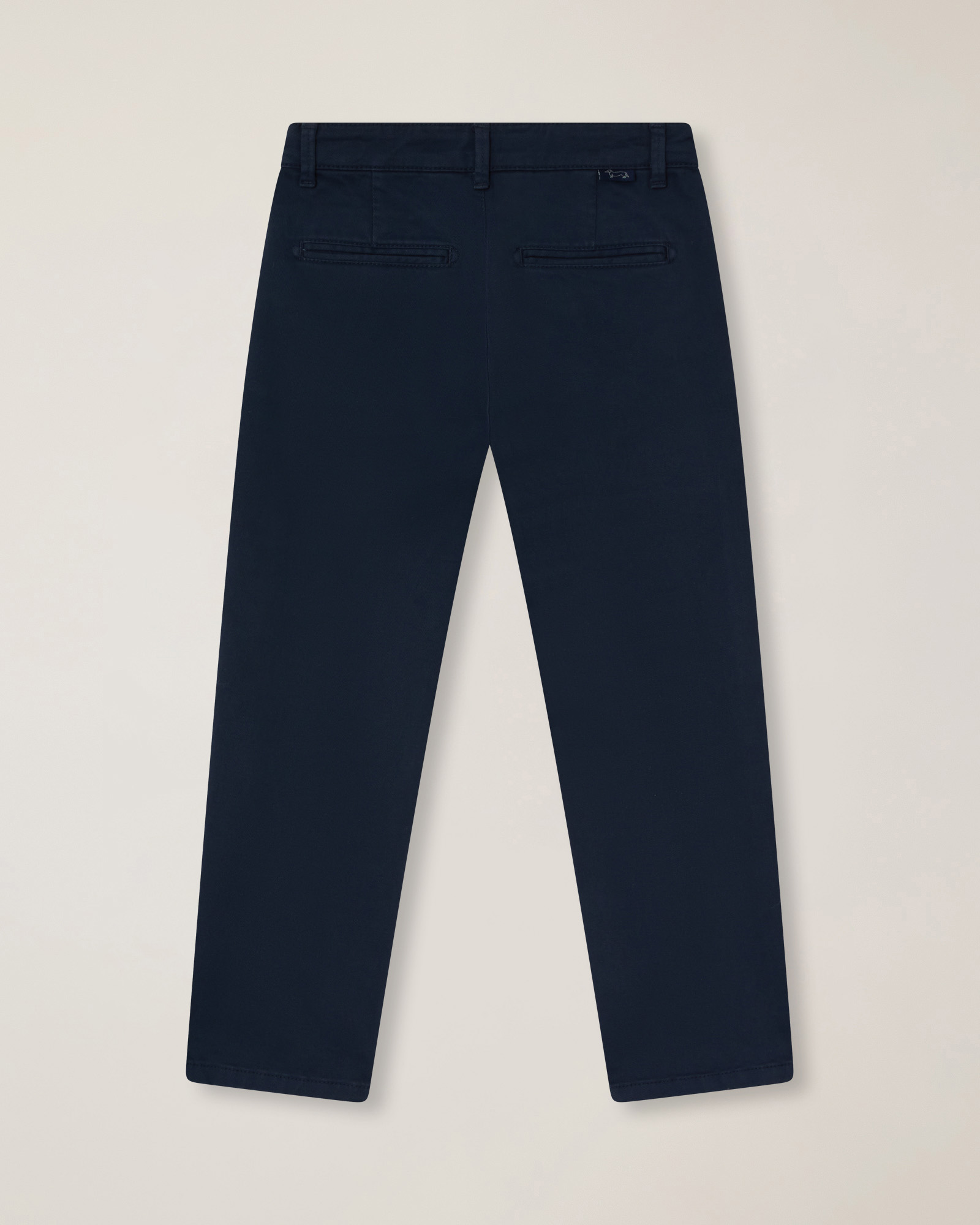 Gabardine pants with slash pocket 