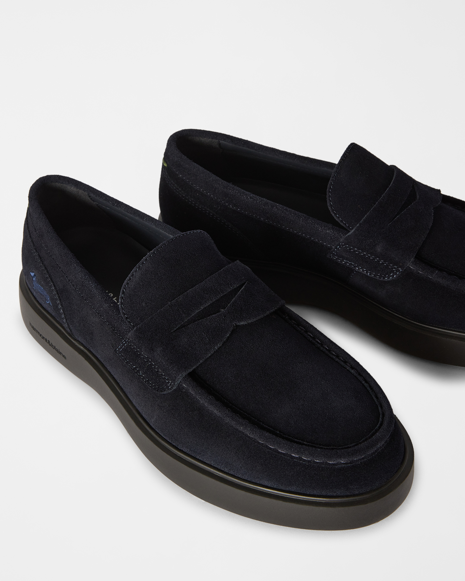 MEN&rsquo;S SUEDE SHOE, BLUE, large image number 3