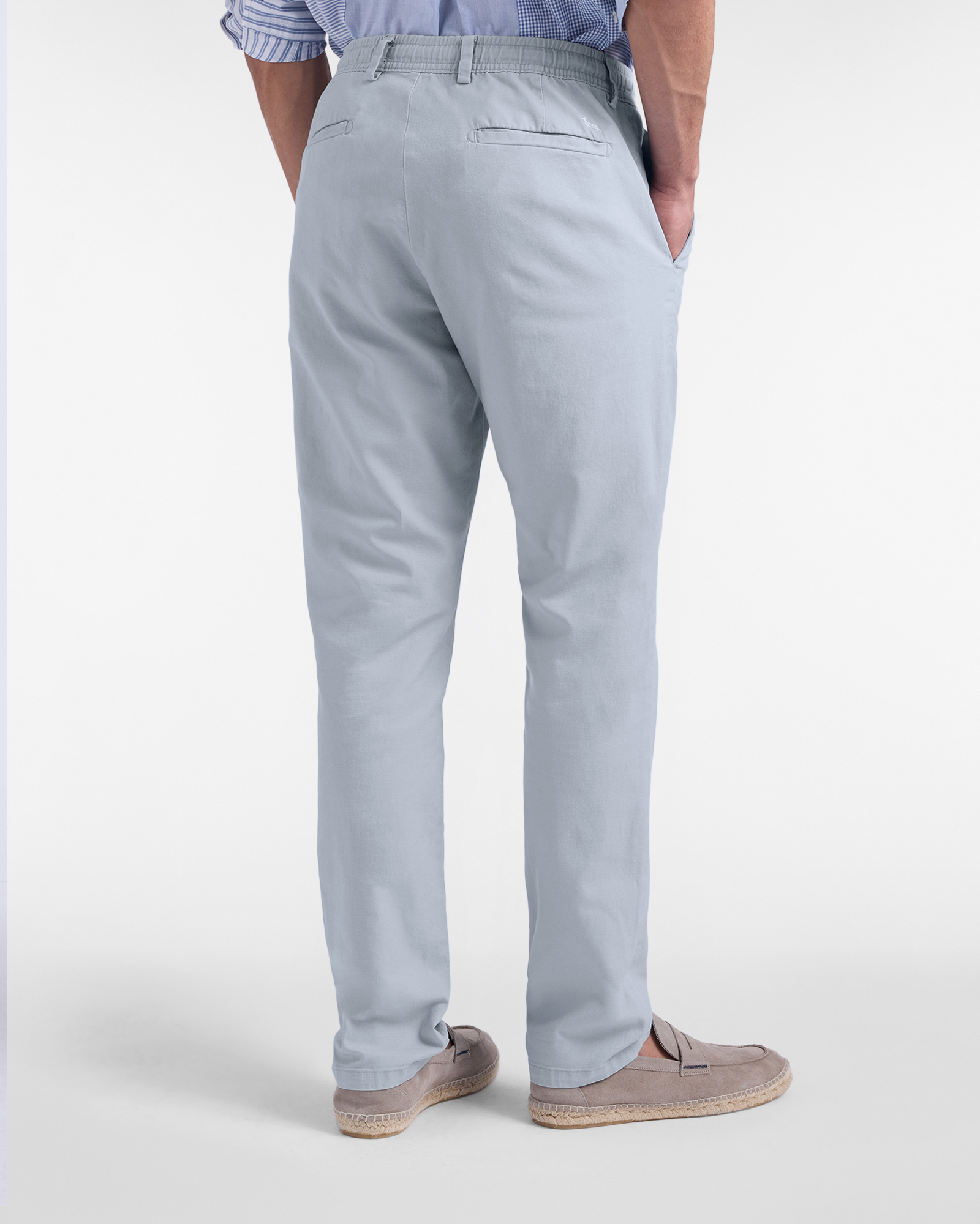 Pantalones jogger para hombre en algod&oacute;n, Azul, large image number 1