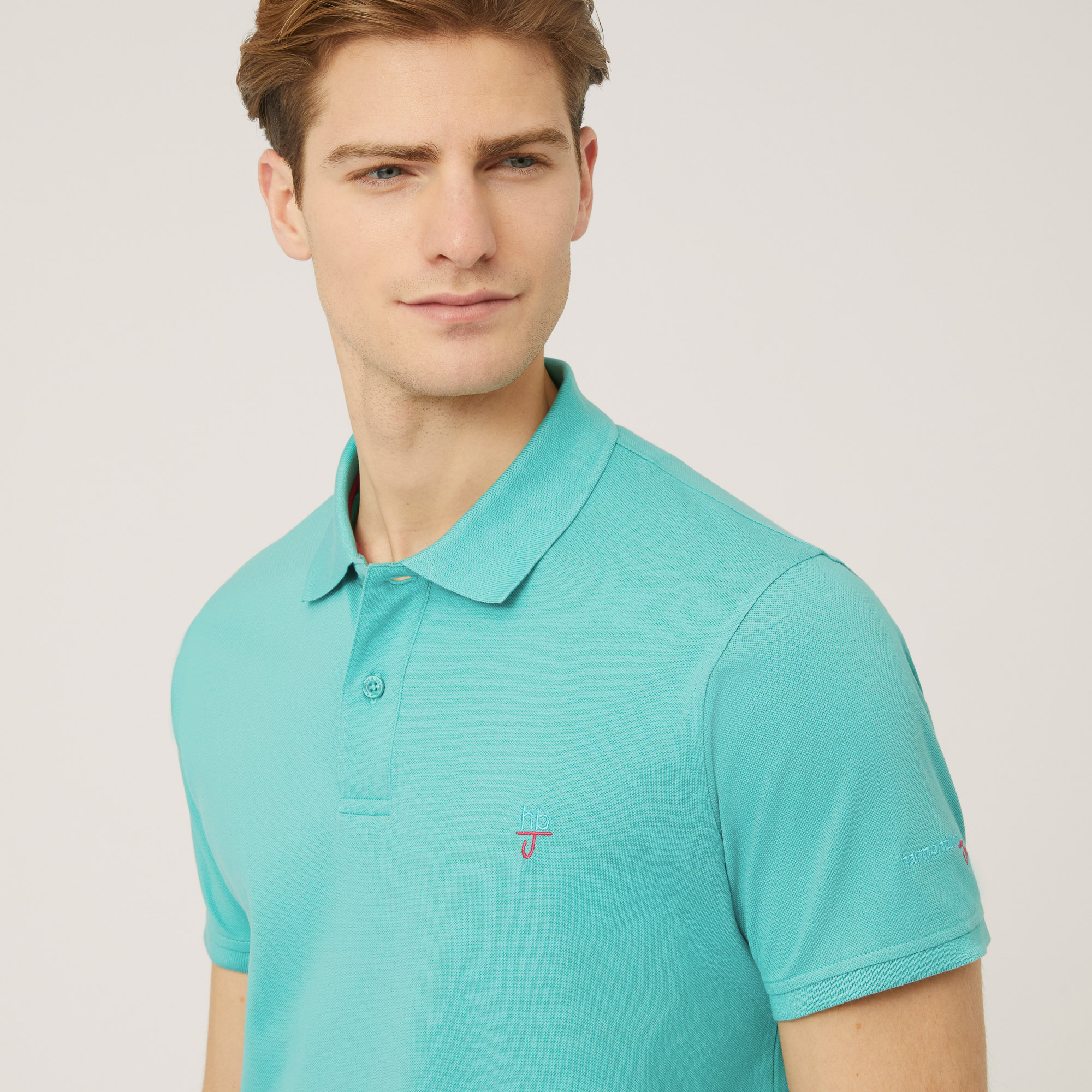 Polo In Cotone, Verde, large image number 2