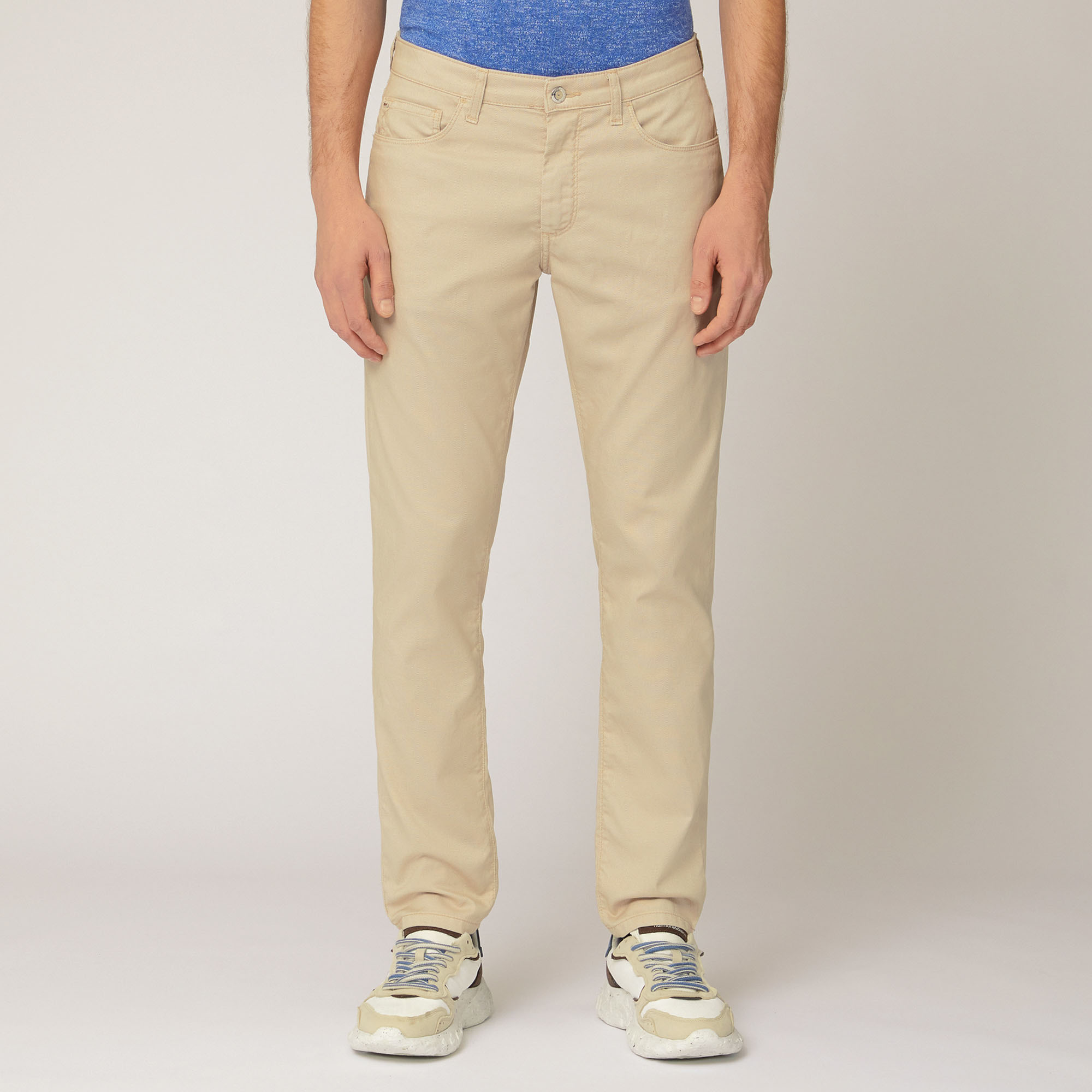 Straight Five-Pocket Pants for Men