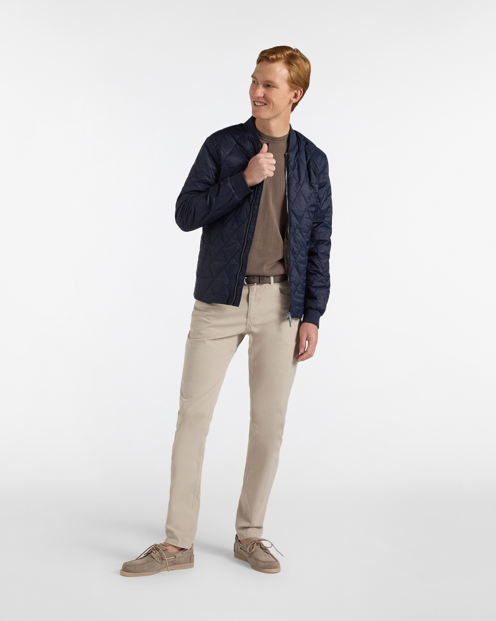 Padding Jacket Uomo Trapuntata, Blu scuro, large image number 3