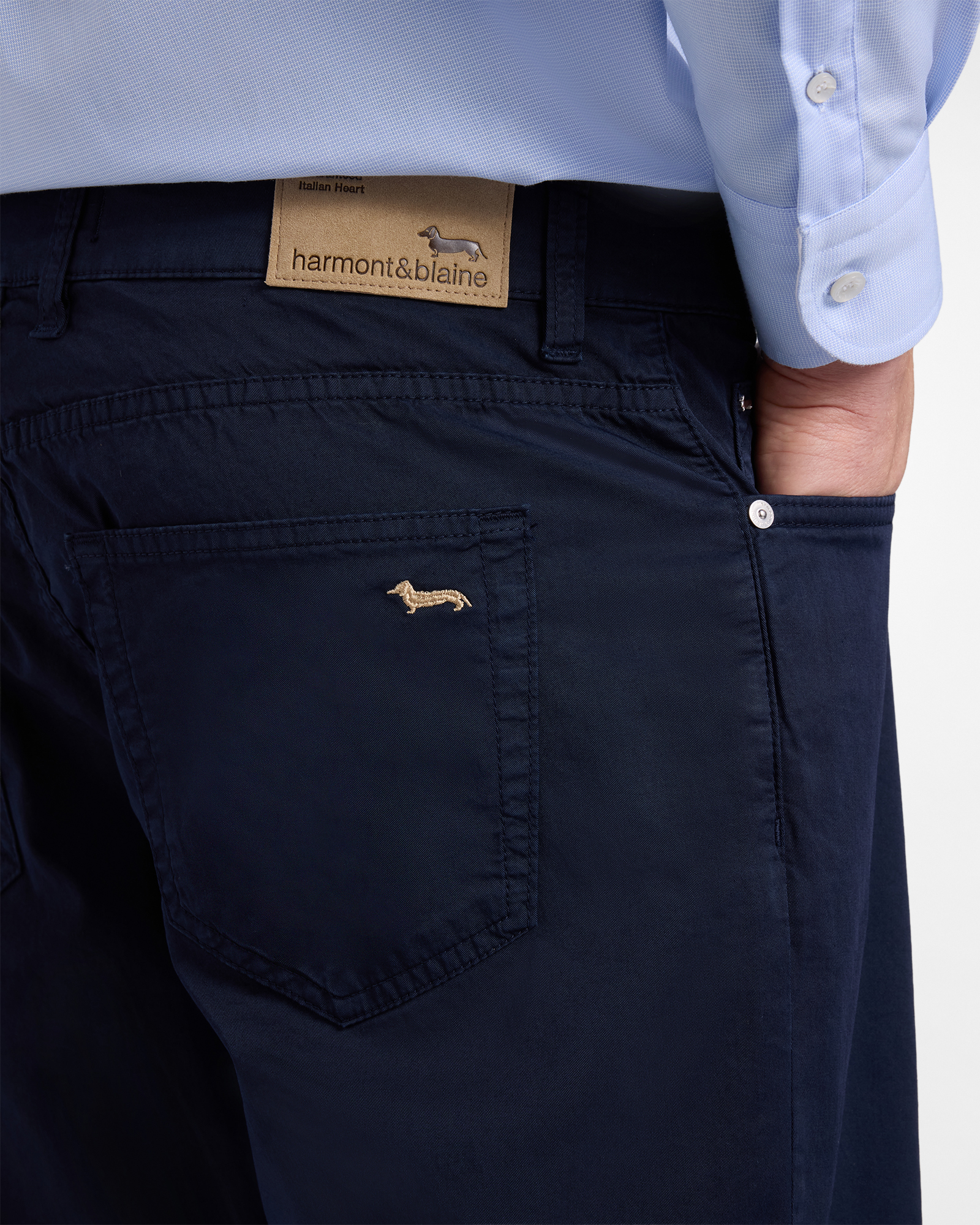 Relaxed-fit five-pocket trousers, Blue, large image number 2