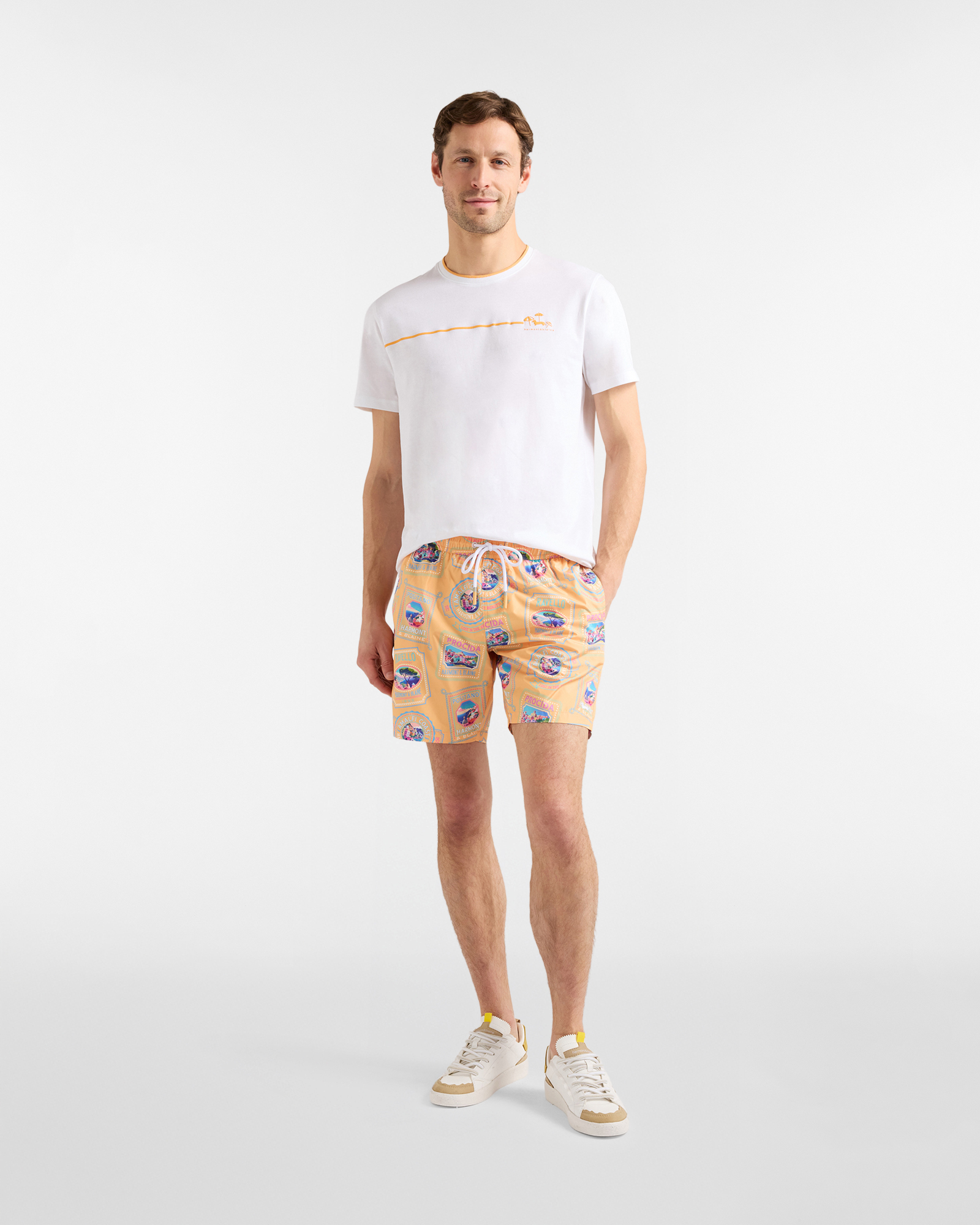 Postcard swim shorts, Orange, large image number 3