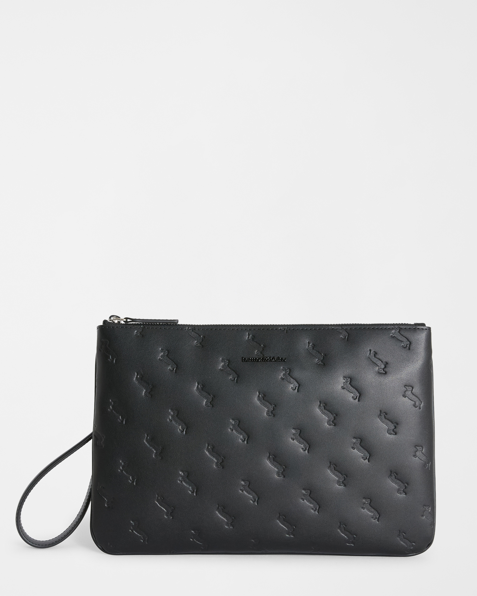 All-over dachshund clutch