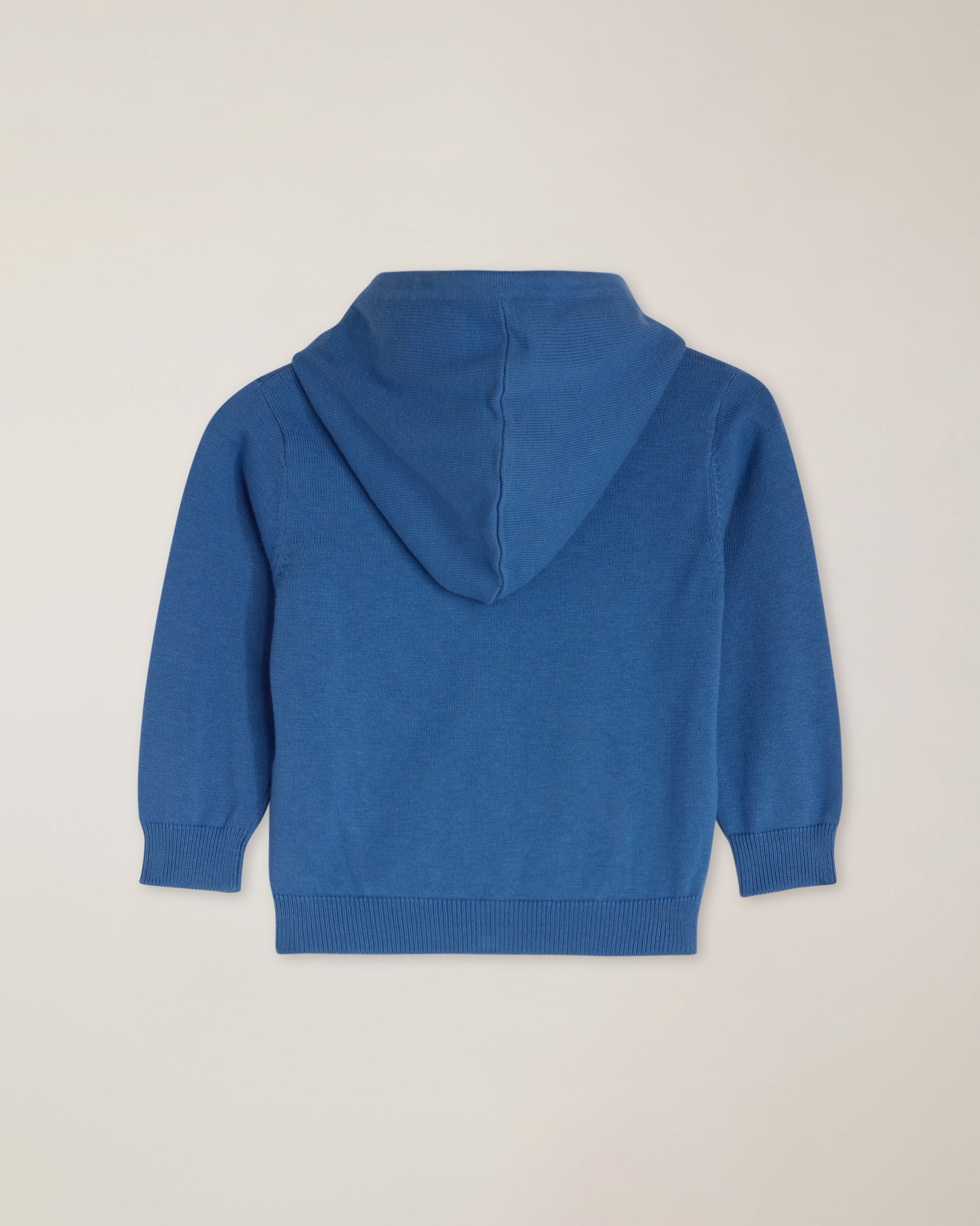 C&aacute;rdigan con cremallera completa, capucha y logo bordado