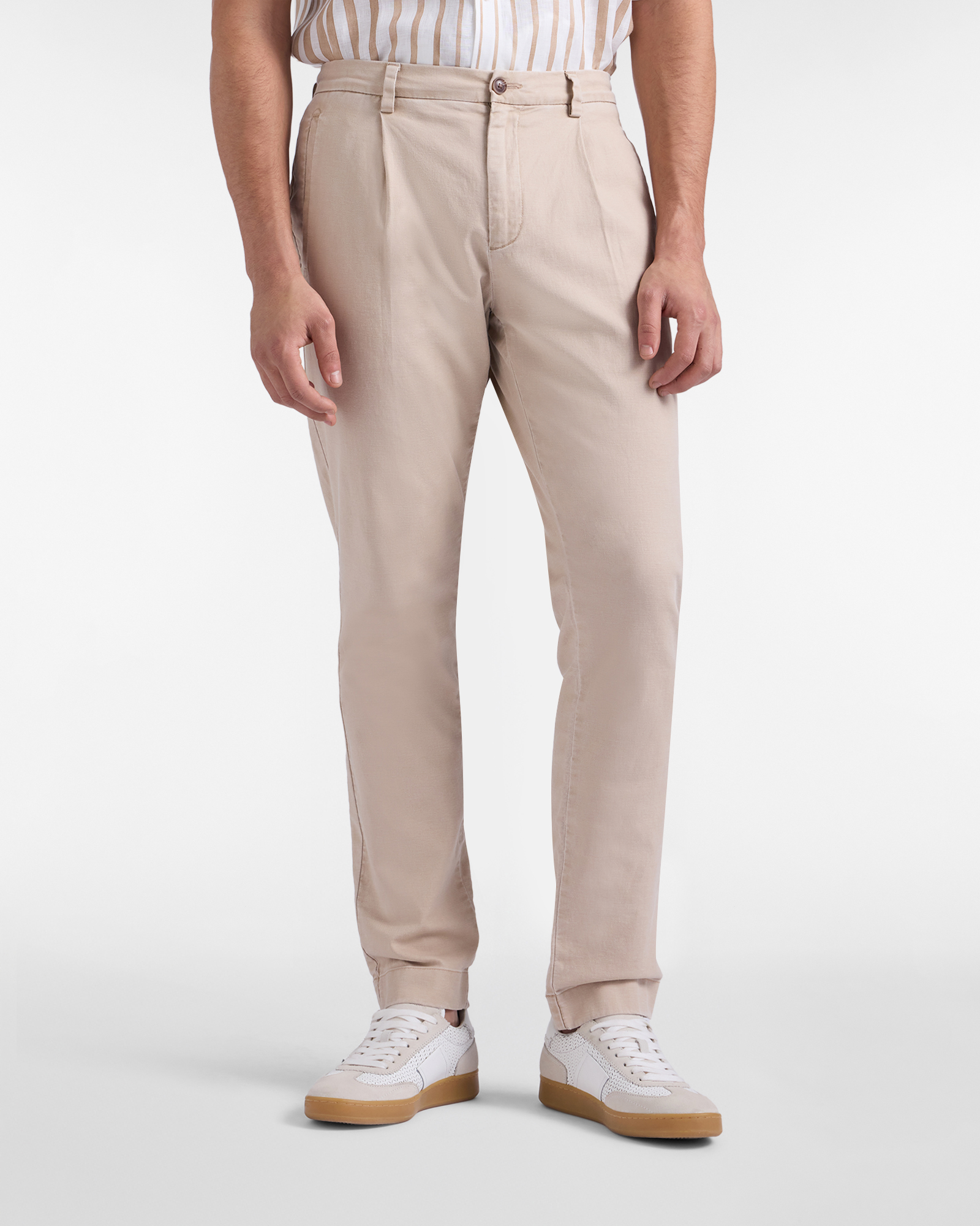 Harmont&Blaine - Chino Uomo Pinces Frontali, Uomo, Beige, Taglia: 58