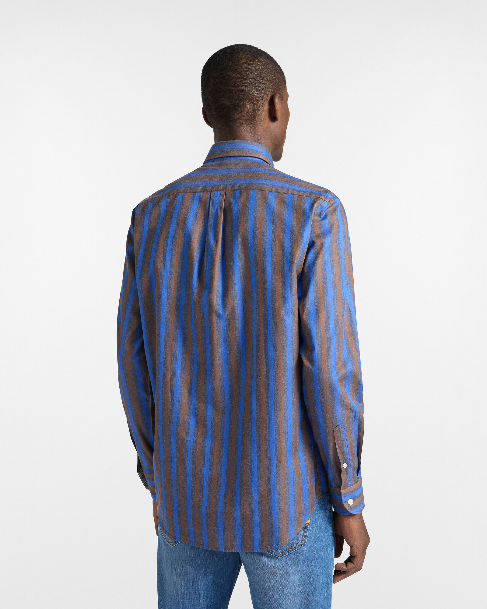 Camisa a Rayas Multicolor
