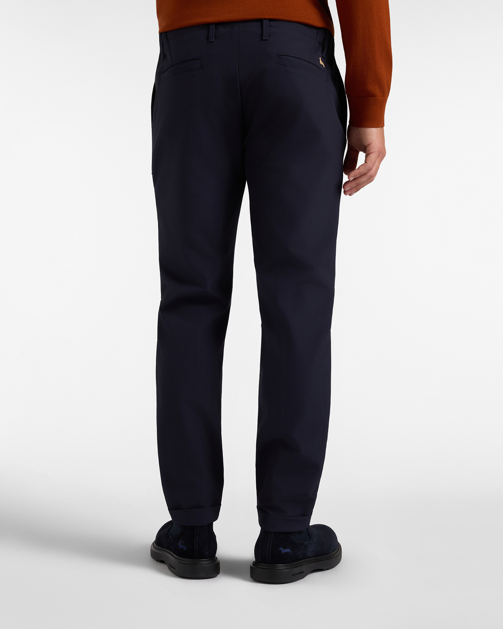 Men&rsquo;s D-Fit  stretch nylon chino pants, NAVY BLUE, large