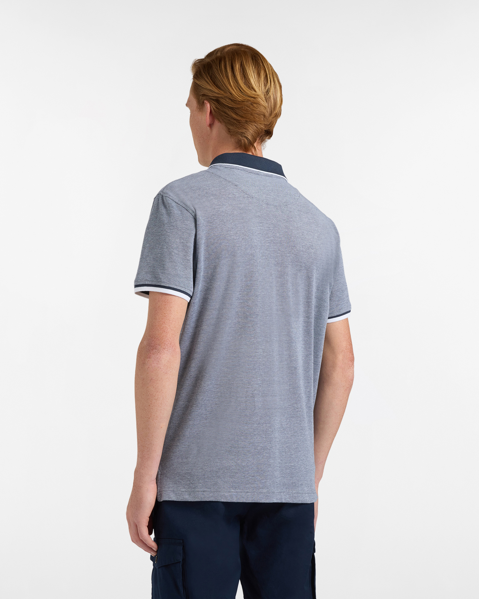 Polo uomo regular fit dettagli a contrasto