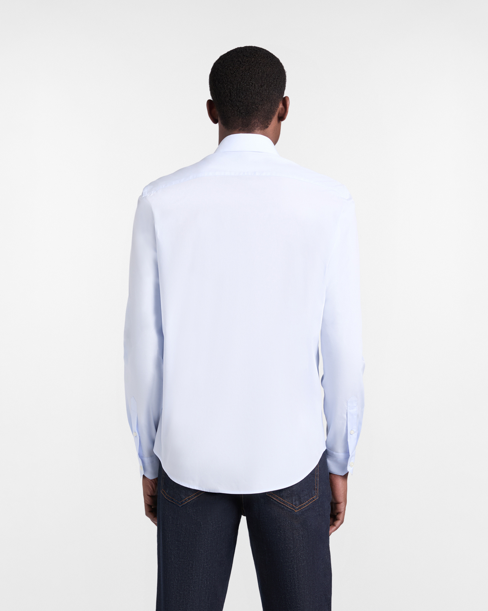 Men's stretch poplin shirt