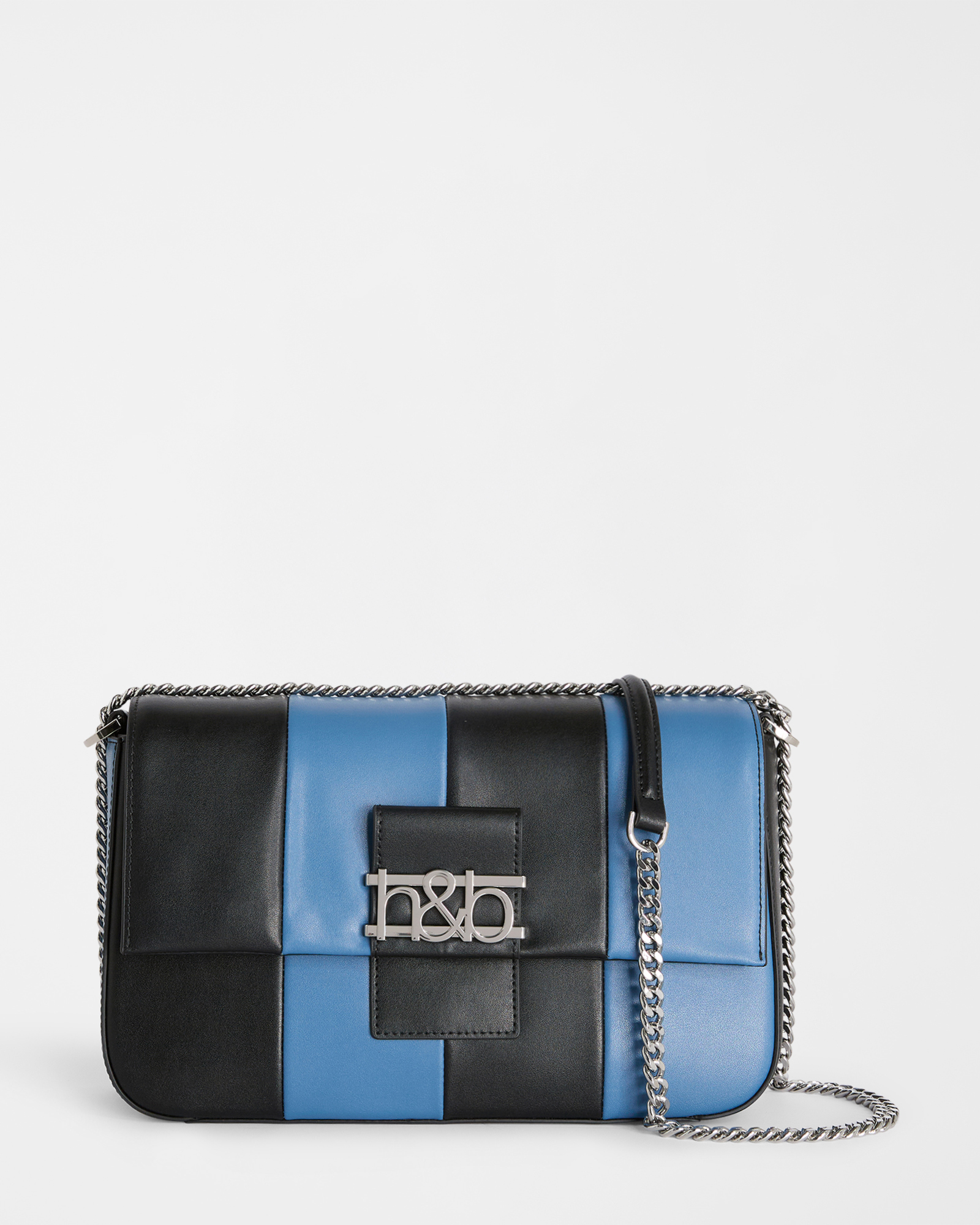 H&B Multicolor Leather Crossbody Bag