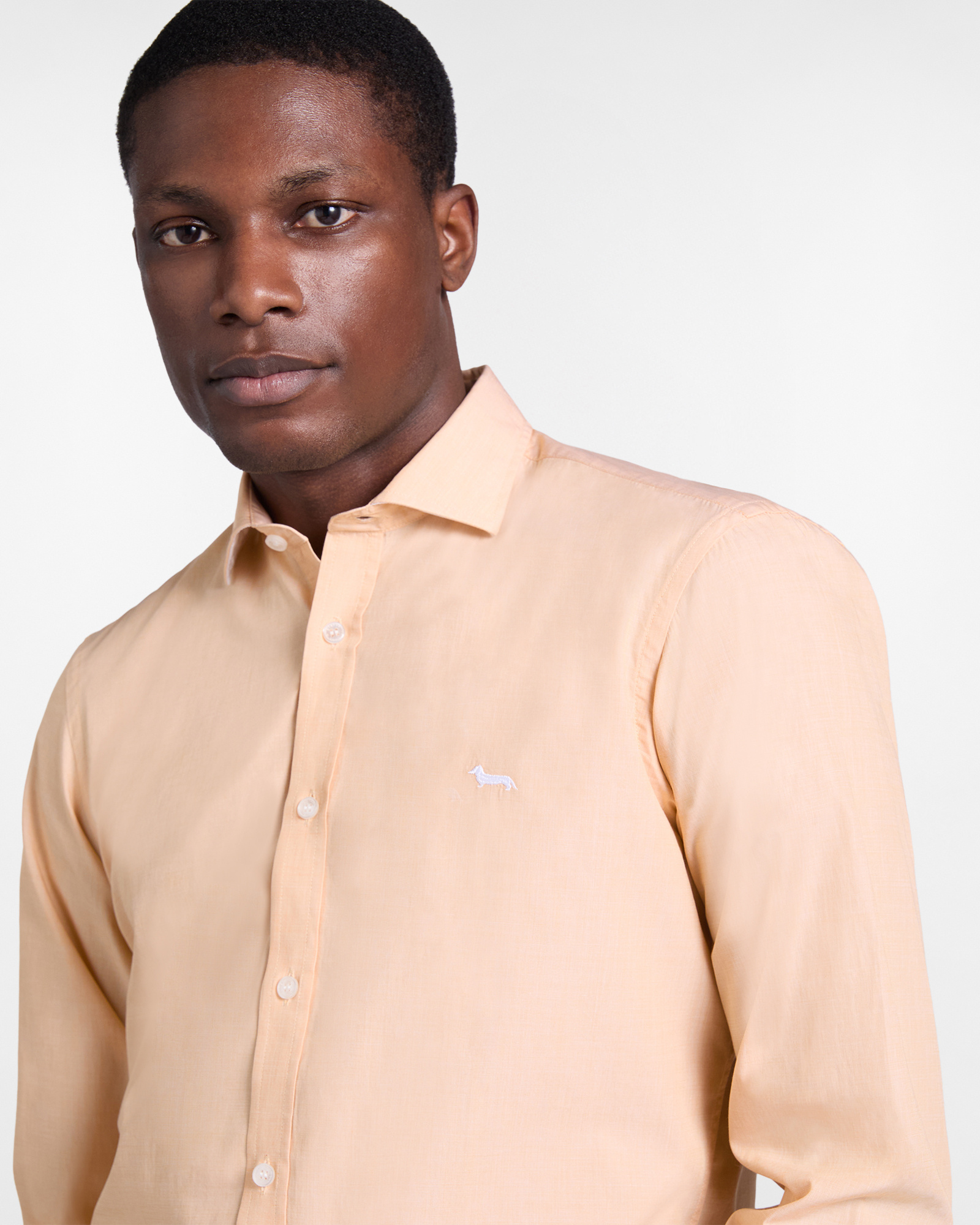 Men's solid color shirt, Yellow, large image number 2