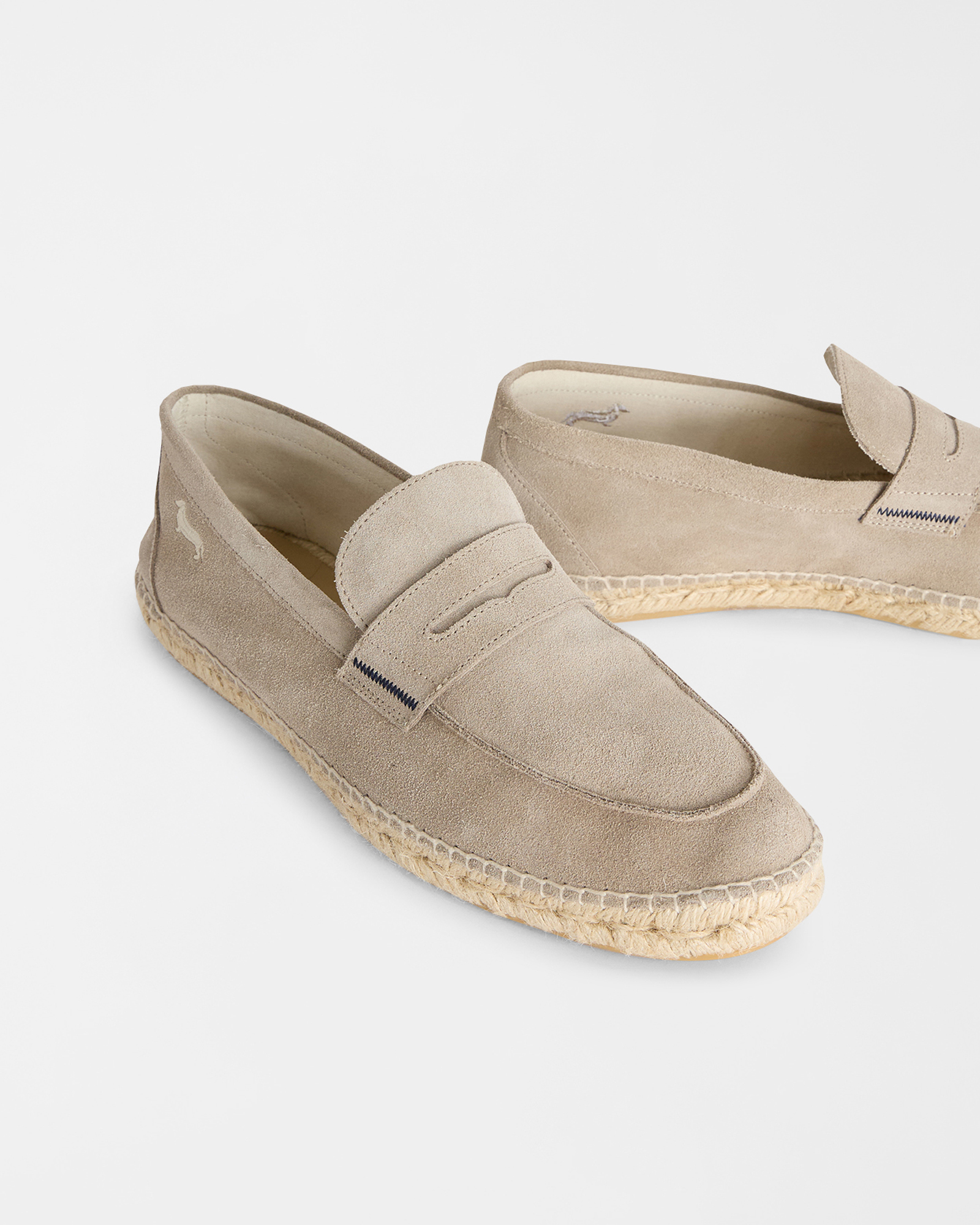 Suede Espadrilles, Beige, large image number 3