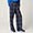 Pantalón De Cintura Alta Con Motivo De Cuadros, Azul, swatch