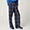 High-Waist Pants With Chequered Pattern, Blue, swatch