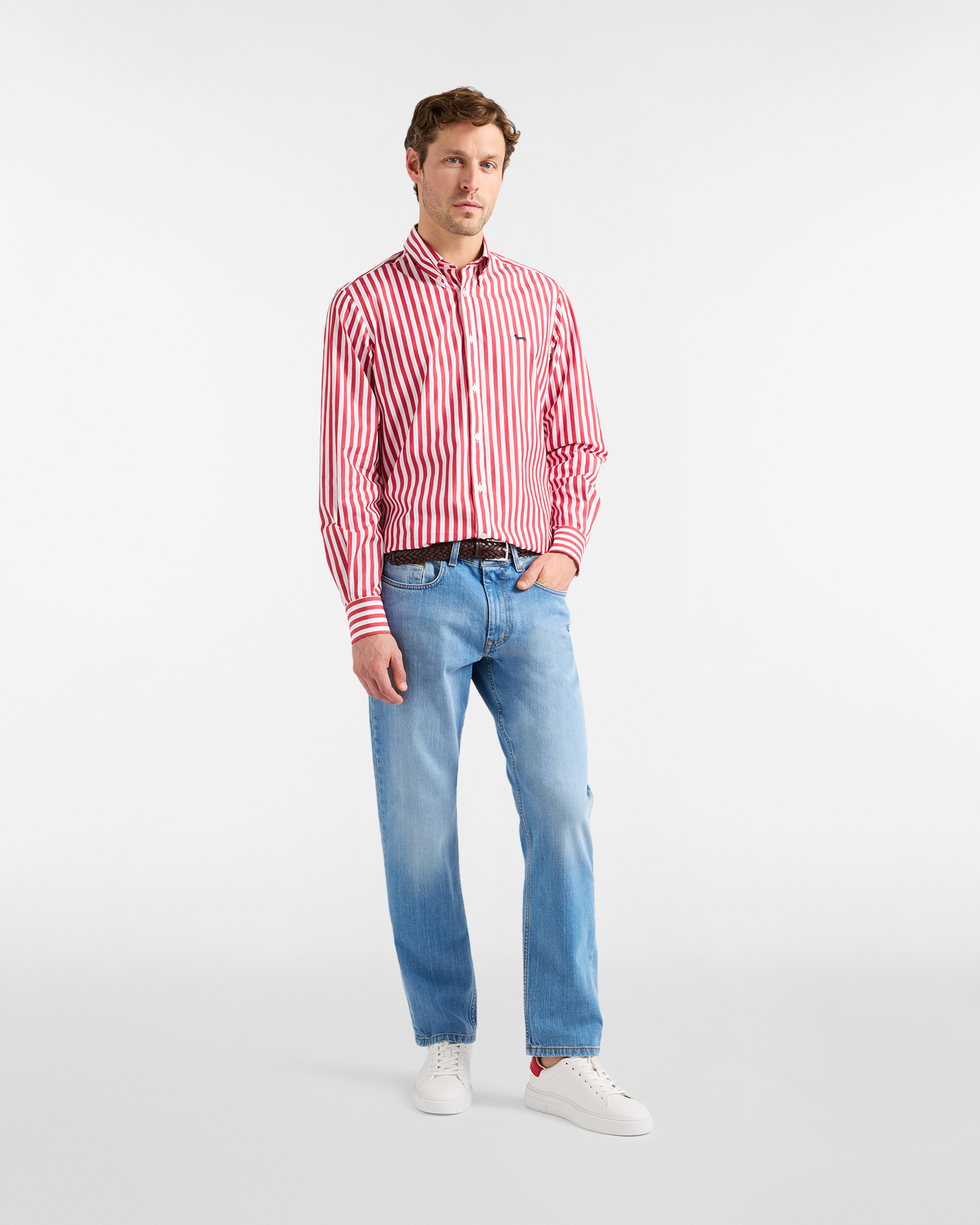 Denim Cinque tasche ColorFive, Blu Denim, large image number 3