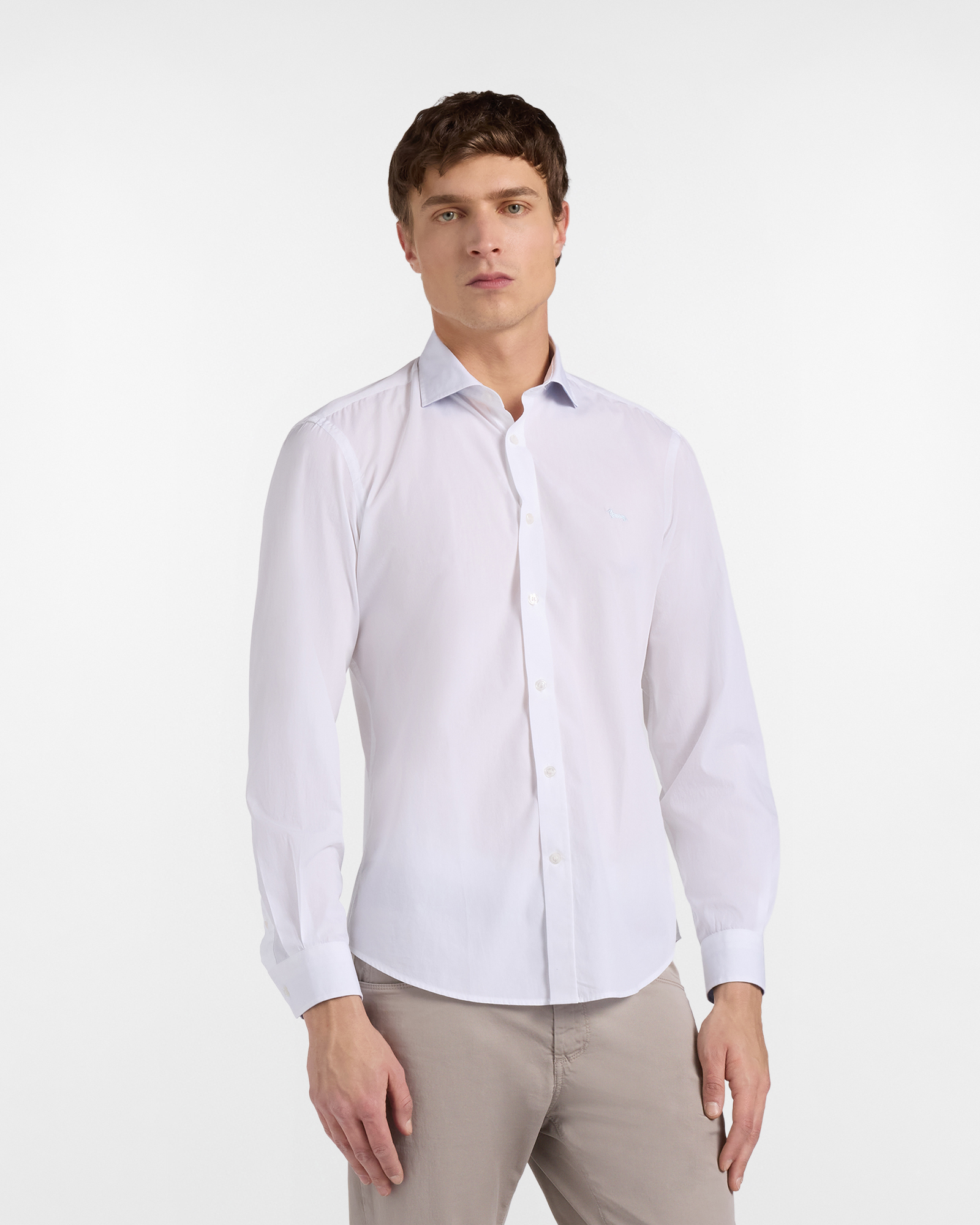 Men's solid color shirt