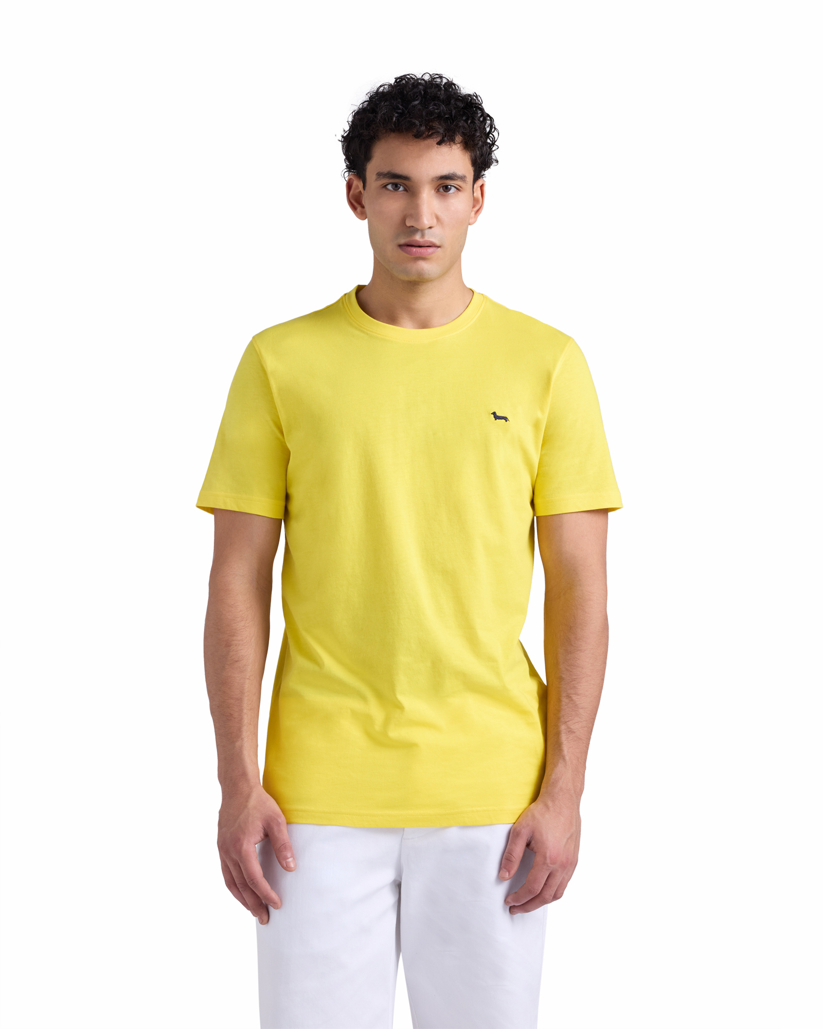 Camiseta ajustada de algod&oacute;n para hombre