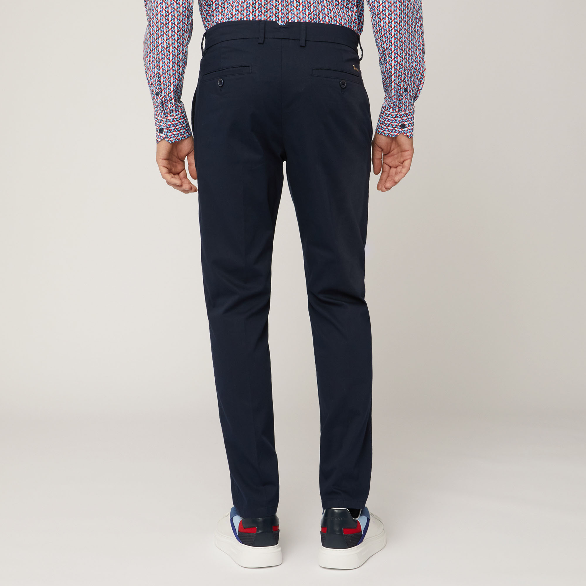 Pantalón chino de corte ajustado, Azul, large image number 1