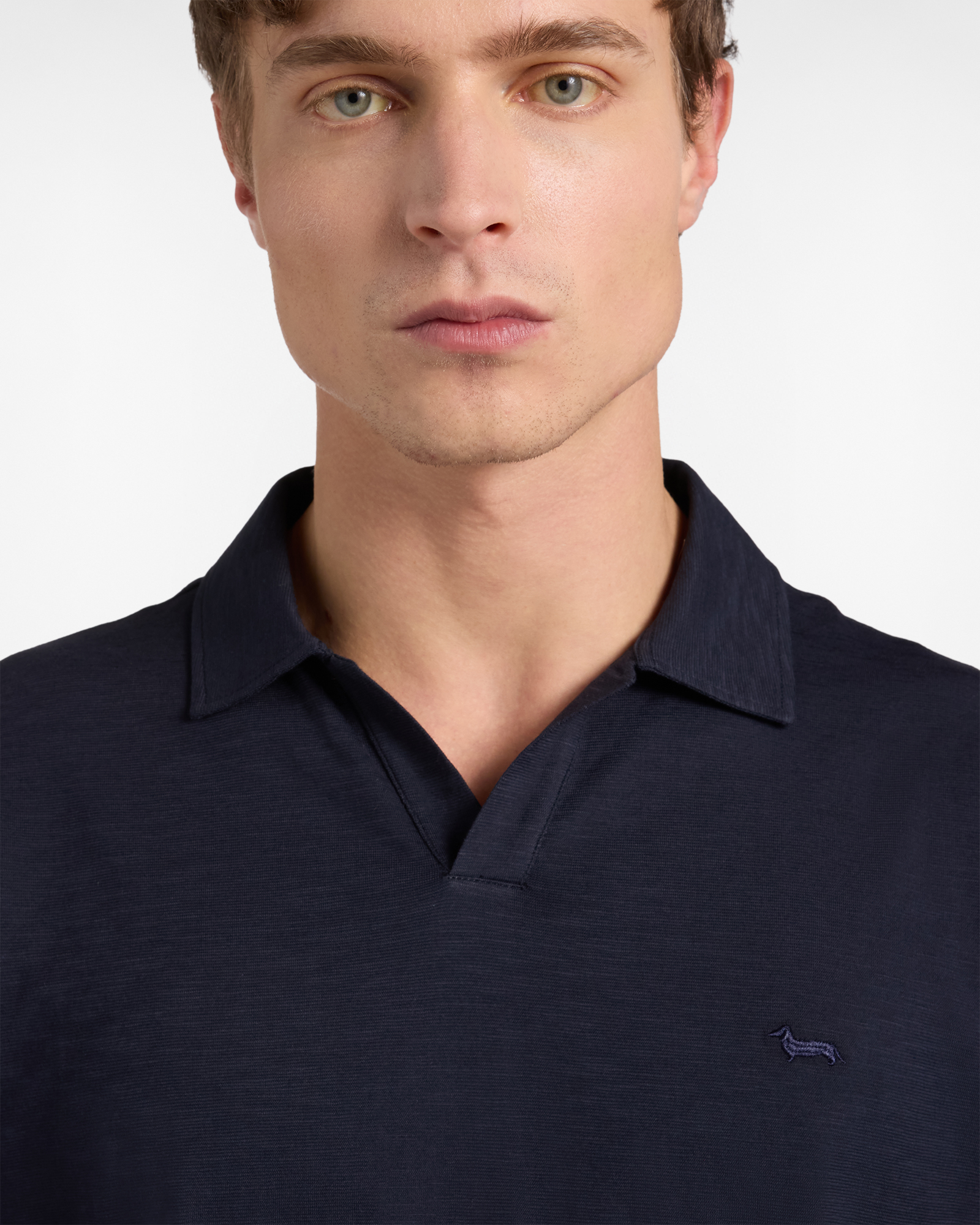 Extralight polo shirt with Derby collar, Blue, large image number 2
