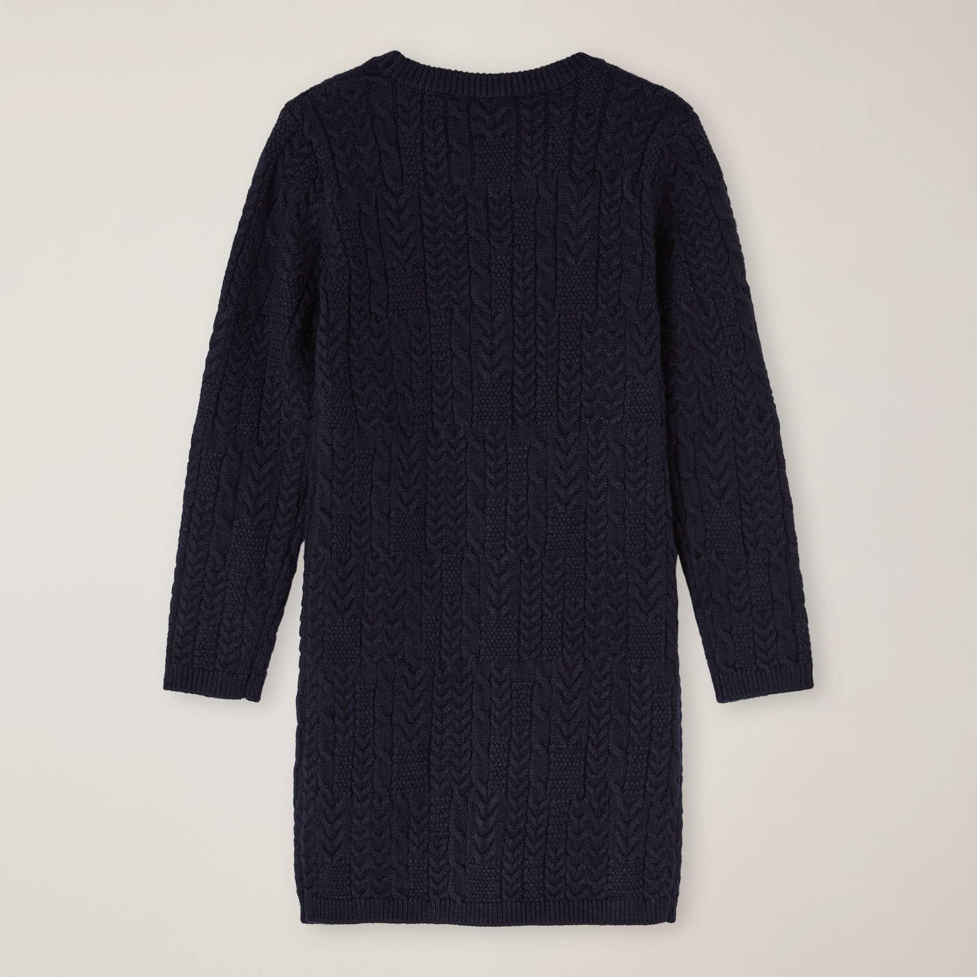 Knitted dress, Navy blue, large