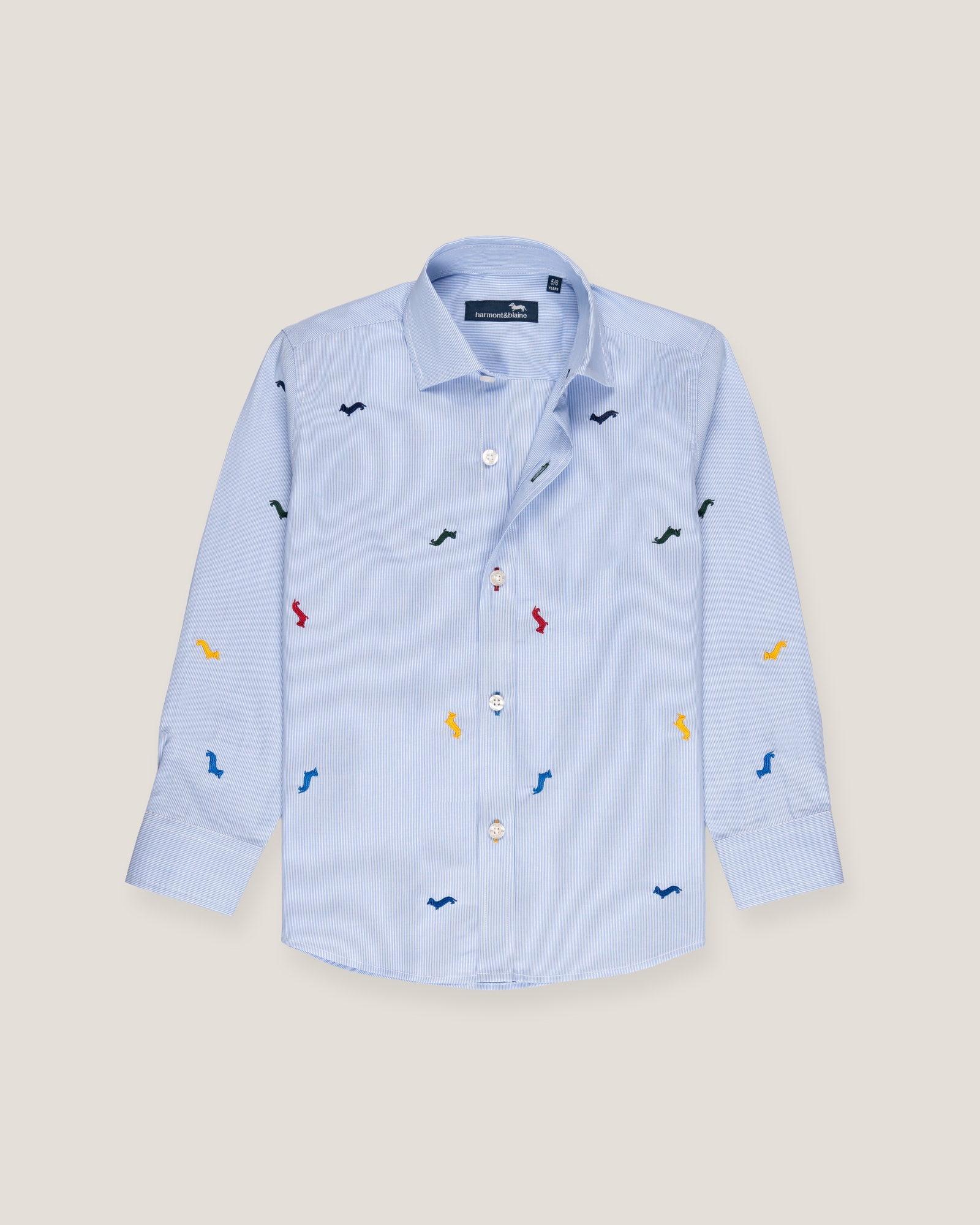Multicolor embroidered shirt