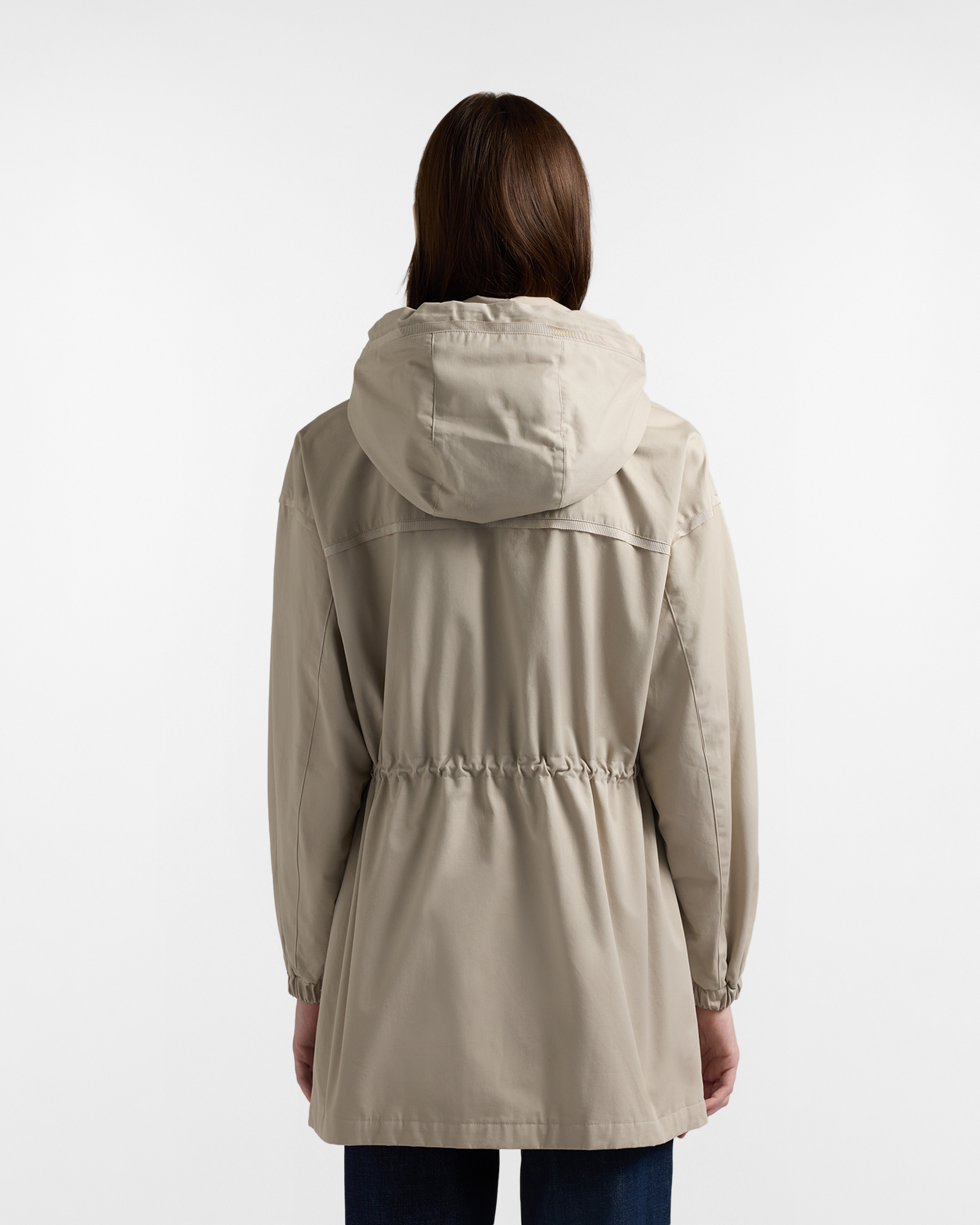Giacca con cappuccio e coulisse
