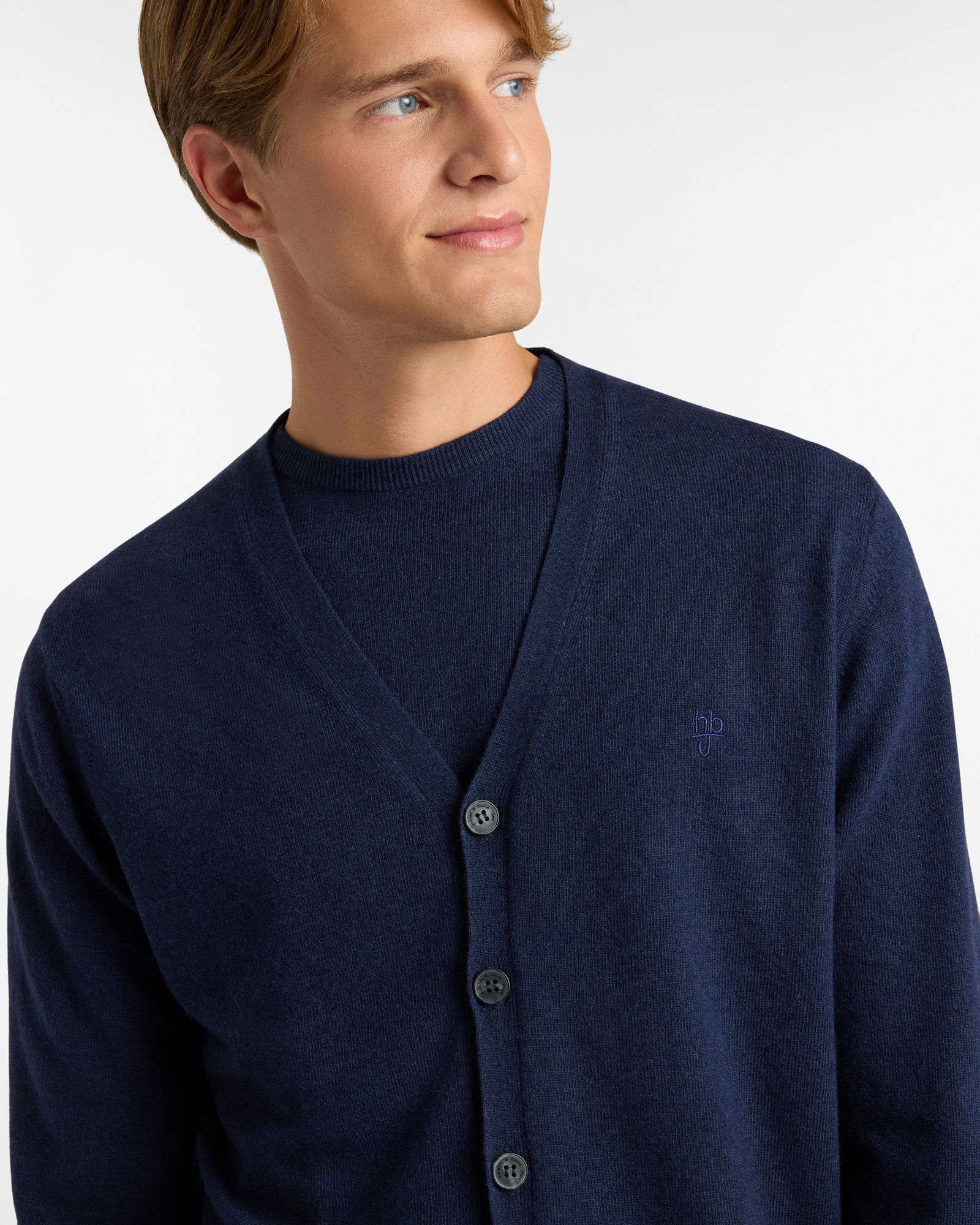 Cardigan con bottoni, Blu Scuro, large image number 2