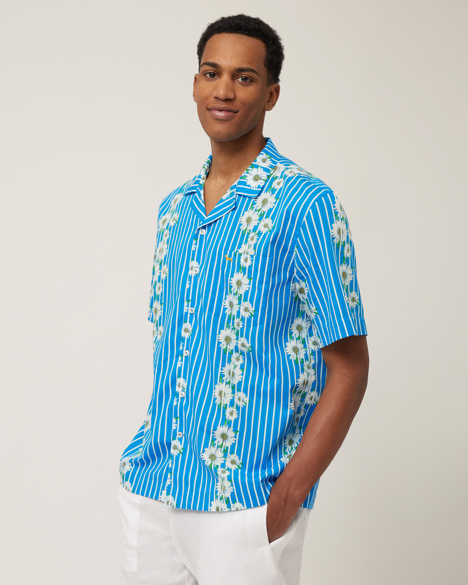Printed Bowling Shirt