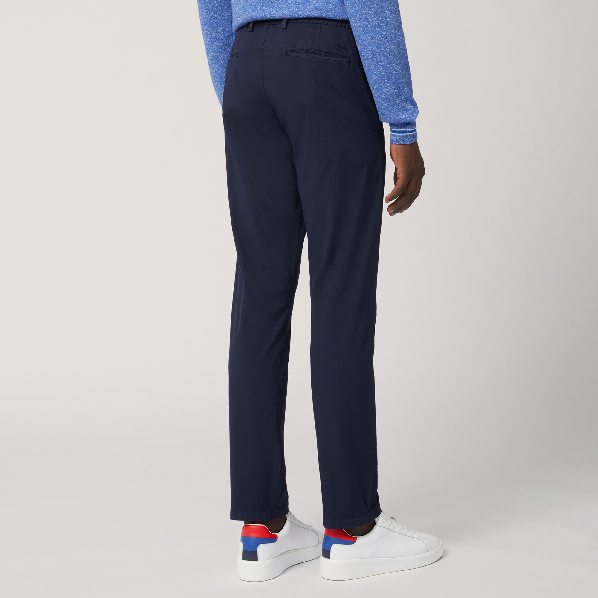 Cotton Jogging Pants, Blue, large image number 1