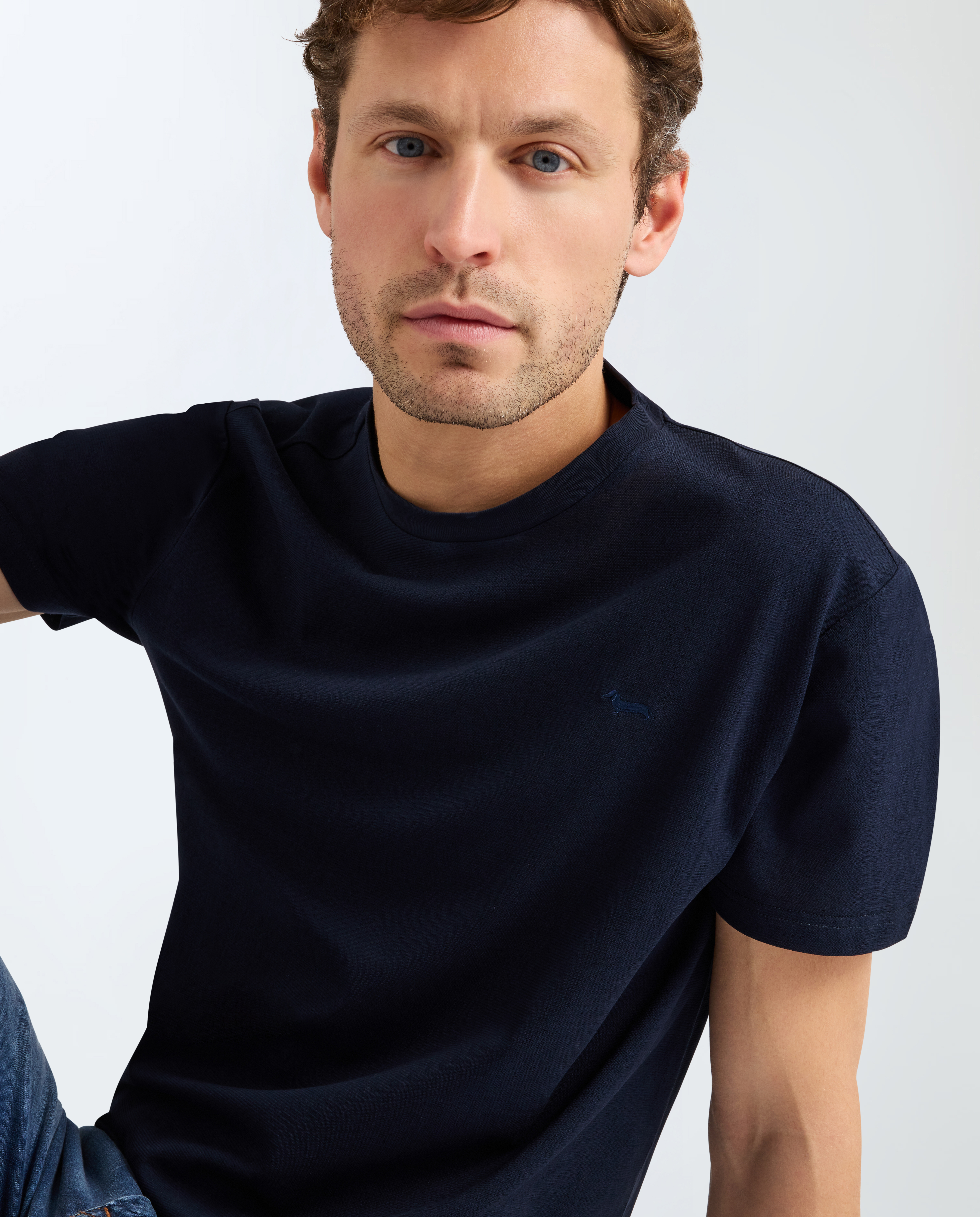 Regular-fit cotton T-shirt, Blue, large image number 2