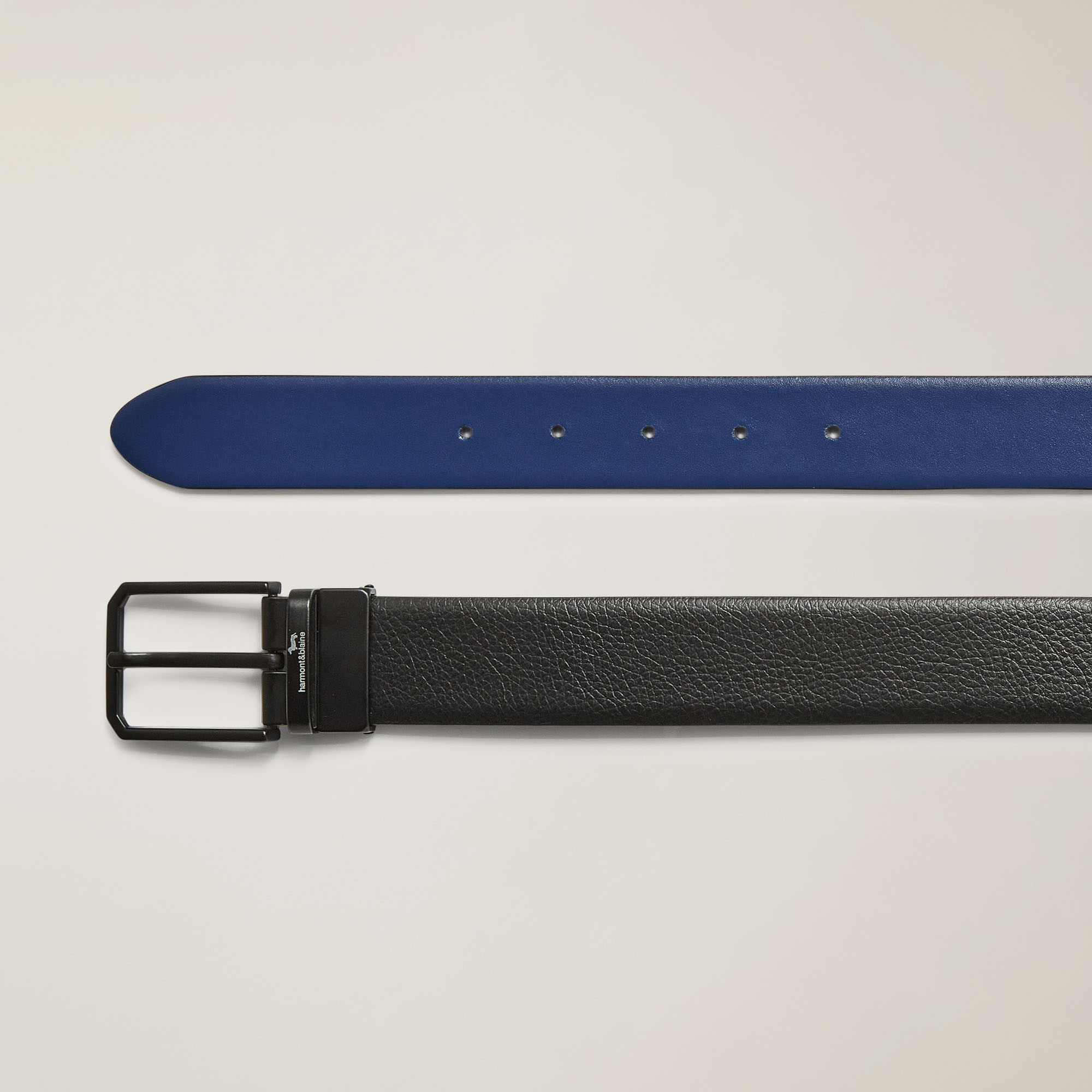 Men'S Belt 3.5 Cm, Light Blue, large