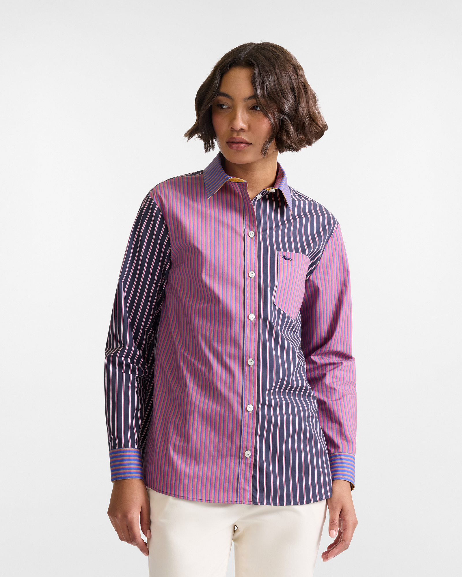 Cotton Patchwork Shirt