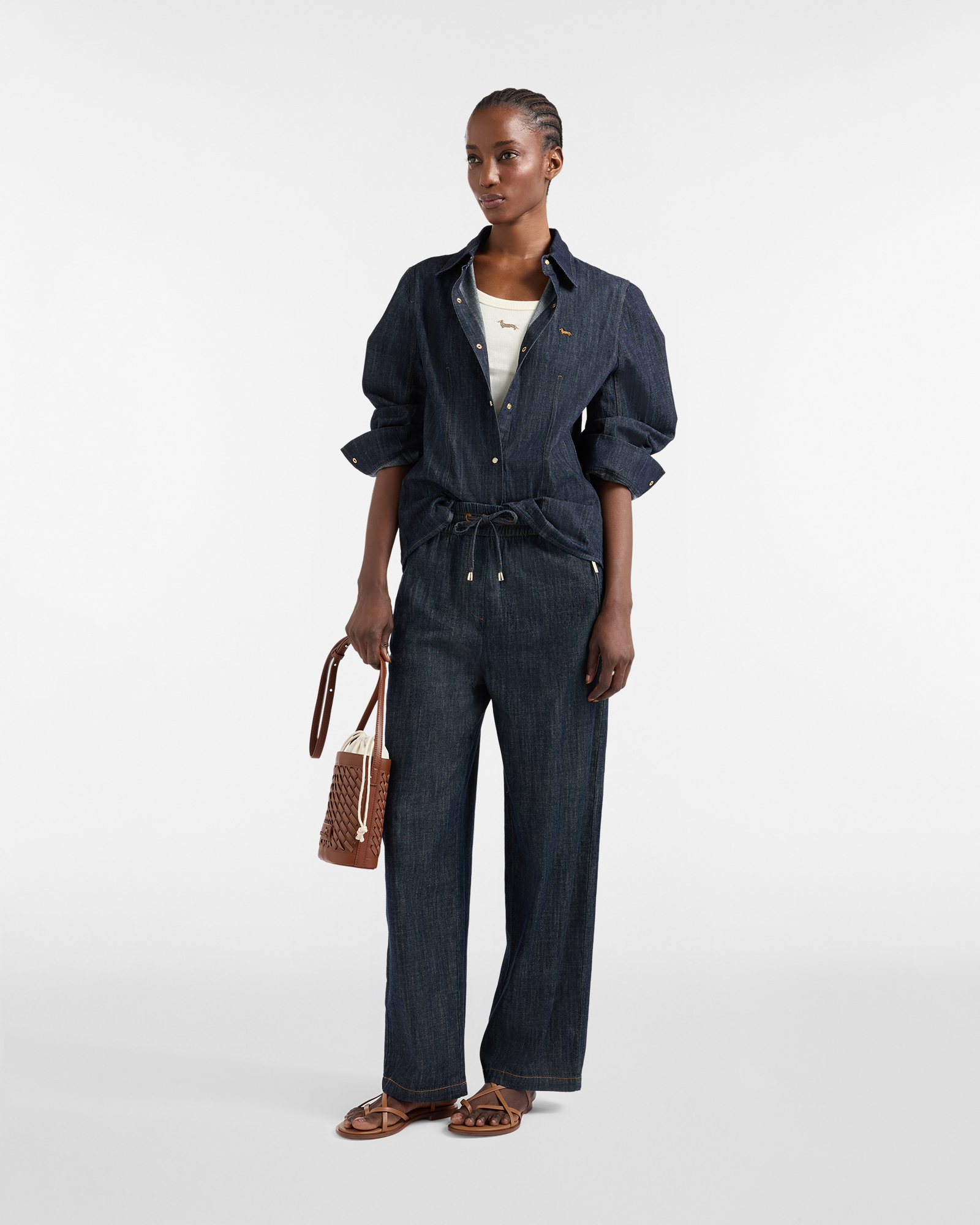 Chambray shirt, Blue, large image number 3