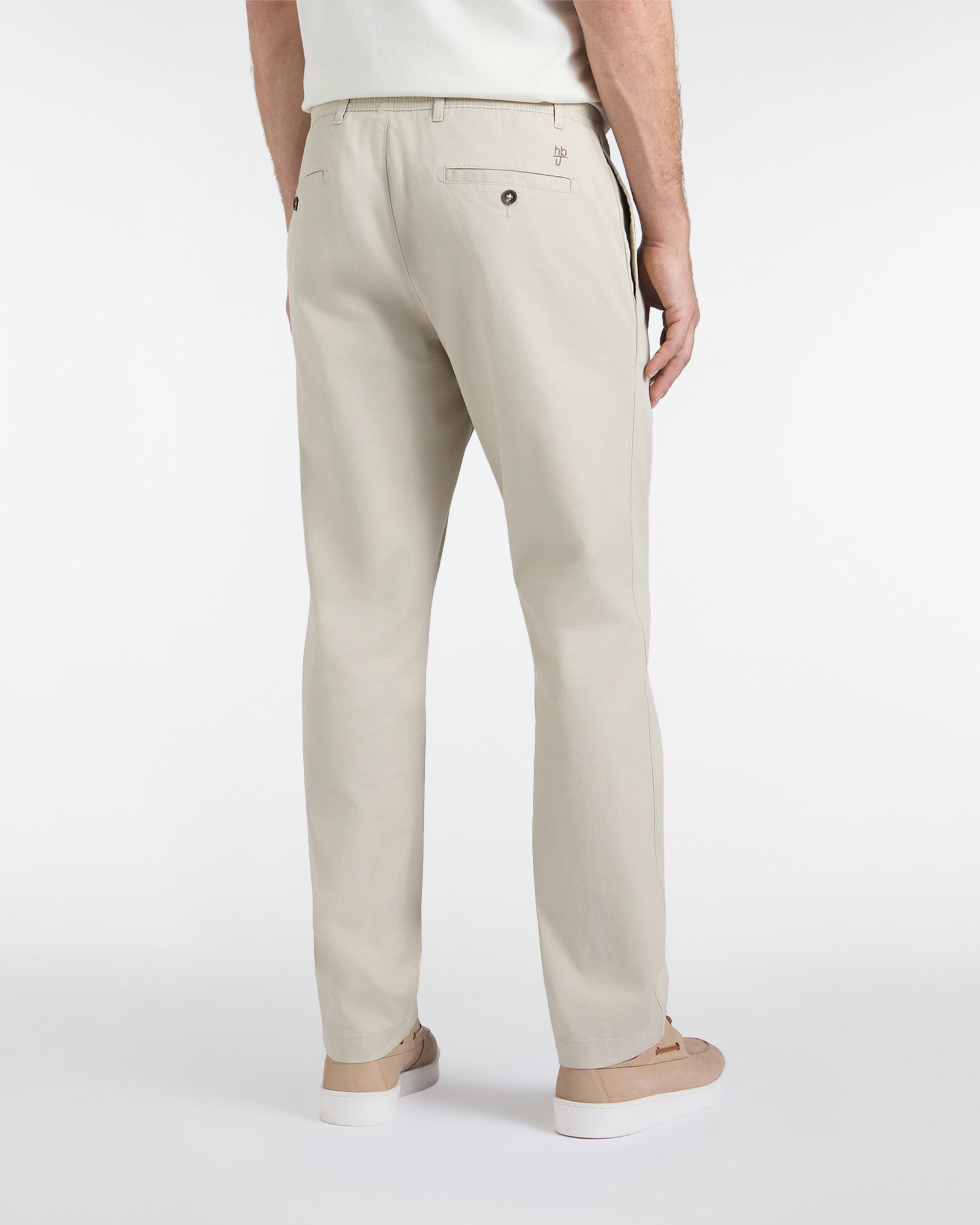 Jogger Uomo in Tessuto Dobby Regular Fit