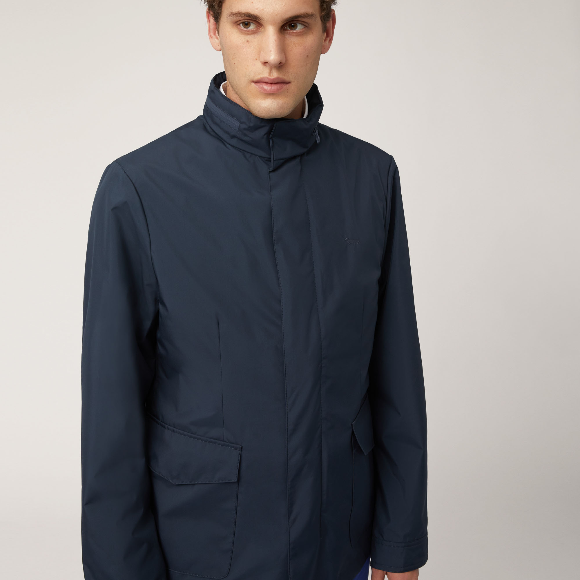 Technical Fabric Field Jacket, Blue, large image number 2