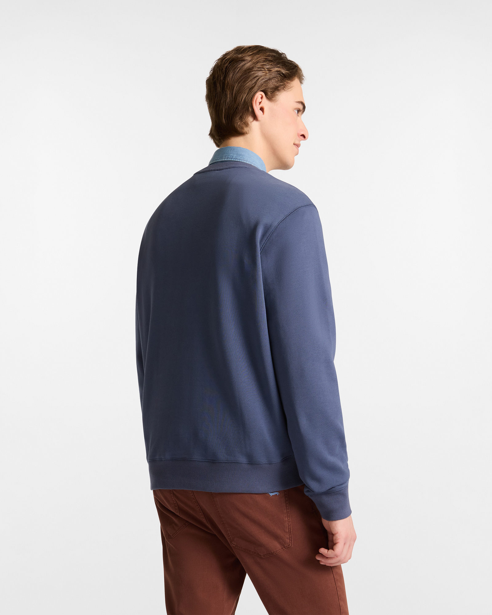 Cotton Sweatshirt with Dachshund Patch