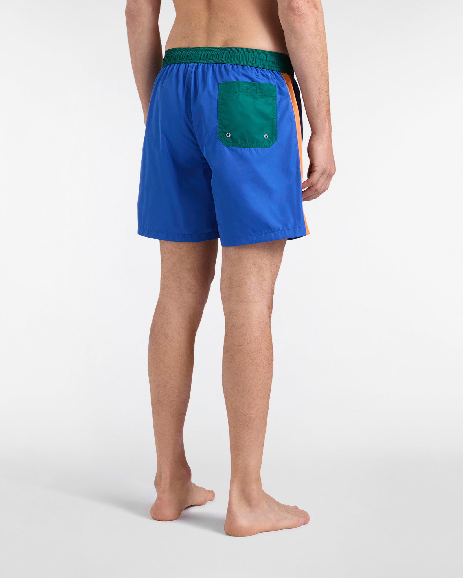 Costume boxer mare uomo con stampa laterale