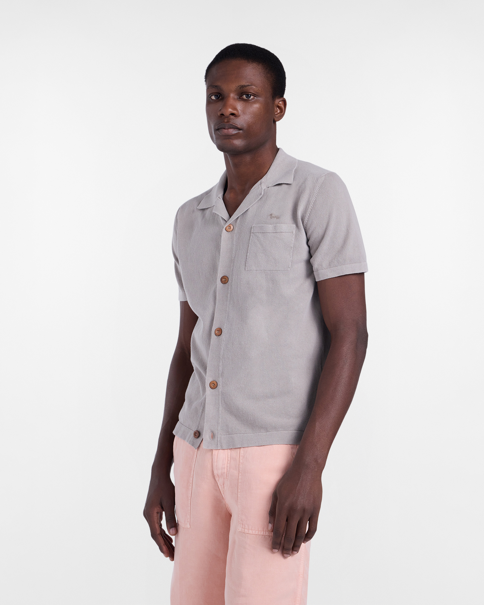 Men's Earth Dye capsule knit shirt