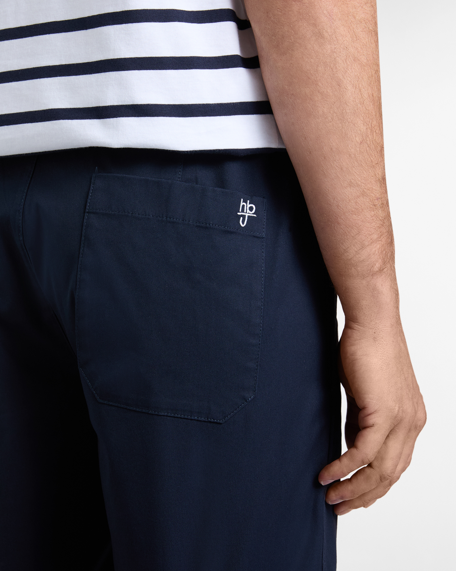 Bermuda Uomo Con Elastico Regular Fit, Blu scuro, large image number 2