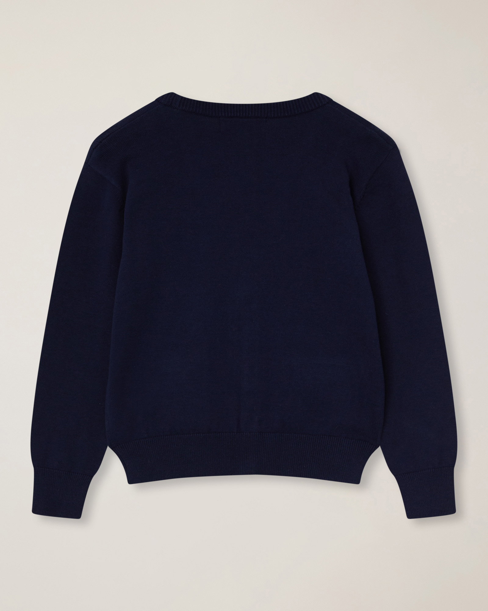 Cardigan con ricamo logo