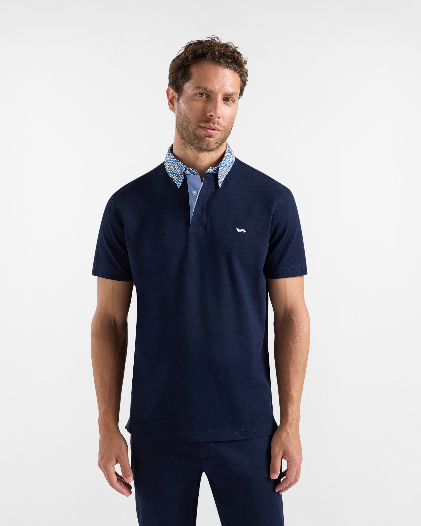 Men's regular fit piqu&eacute; Vietri polo shirt