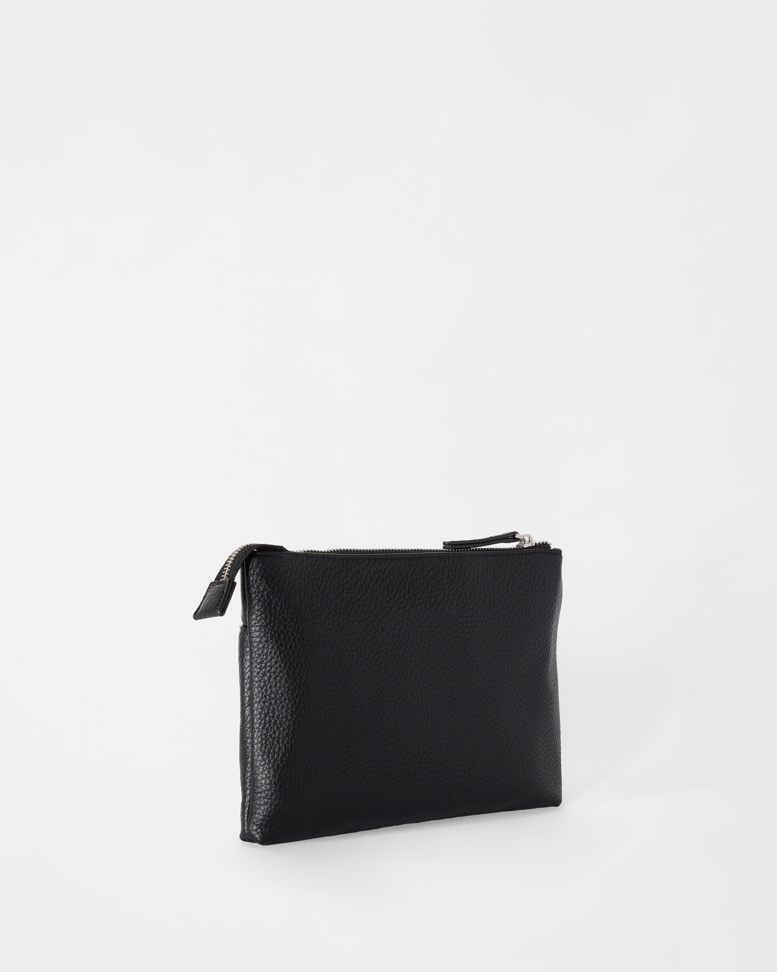 Flat Pouch with Handle Blaine Icon 008, BLACK, large image number 2