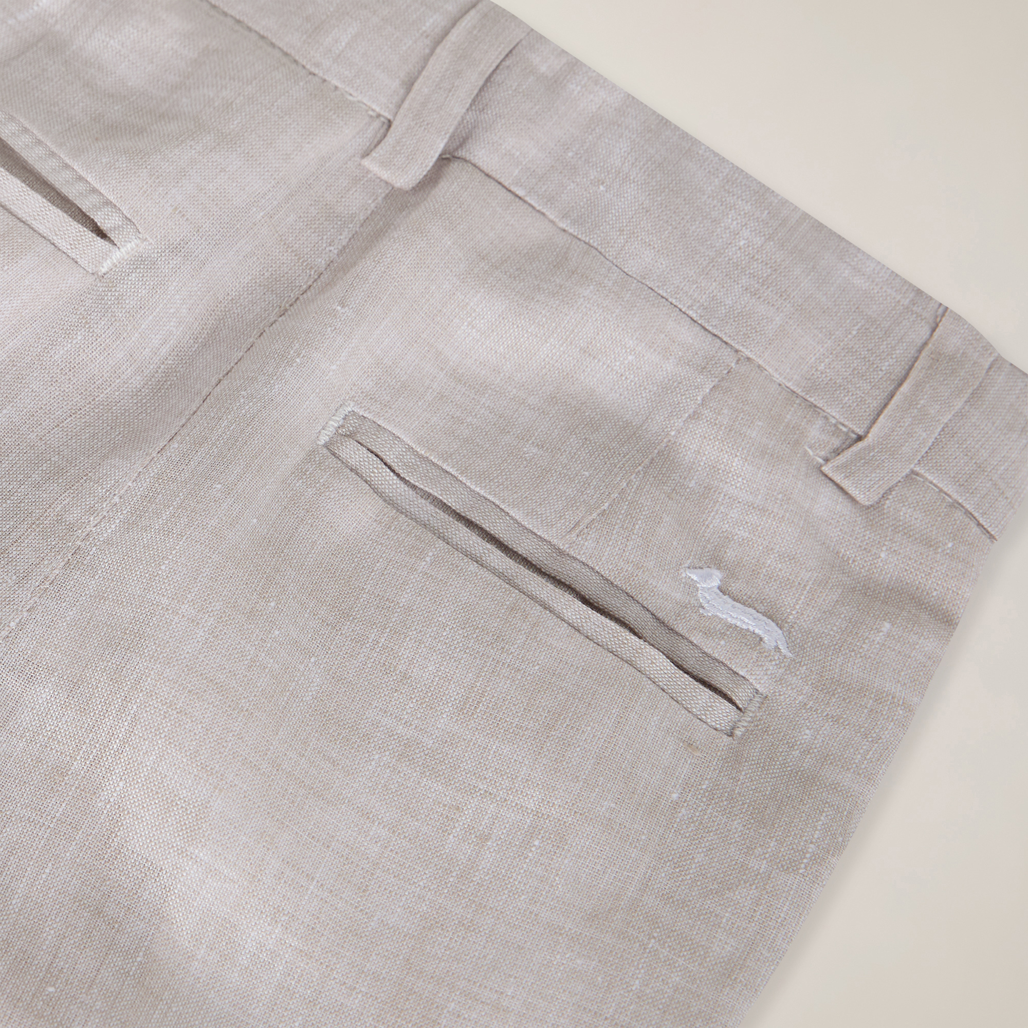 Linen pants, Ecru, large image number 2