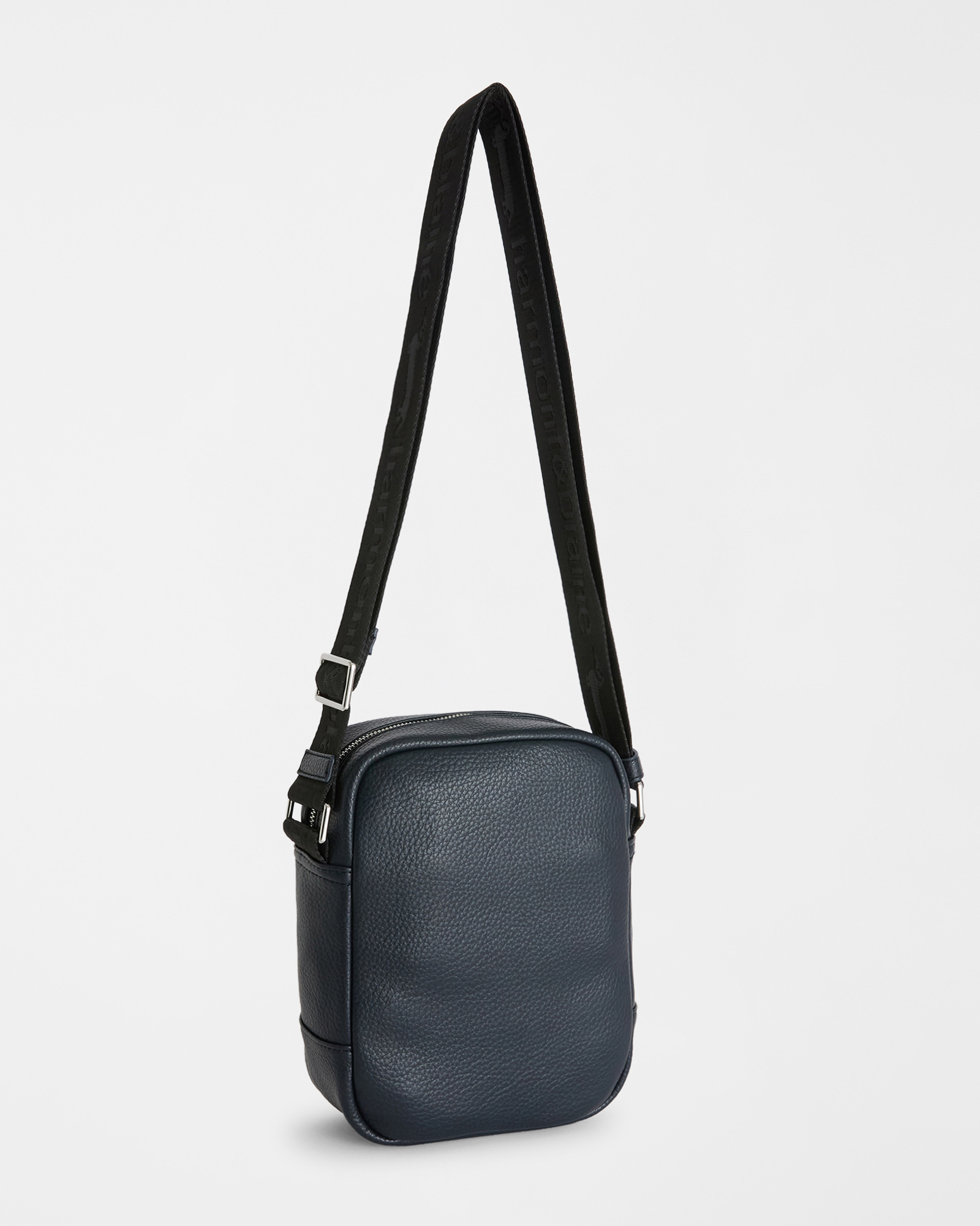 Men's faux leather cross-body bag