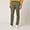 Pantalón Chino De Corte Ajustado En Algodón Elástico, Verde, swatch