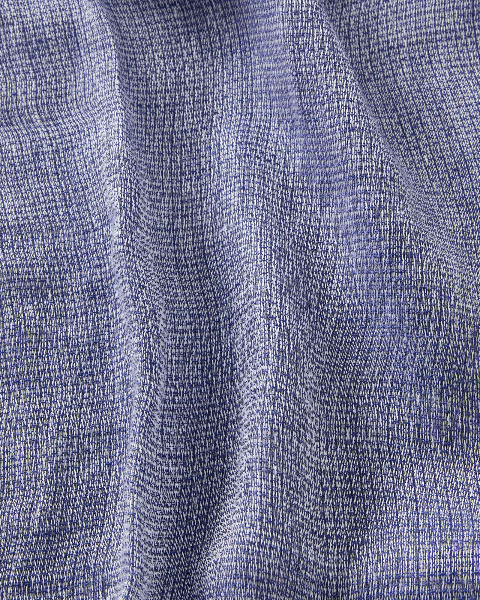 Solid-Color Linen Scarf, Marine Blue, large image number 1